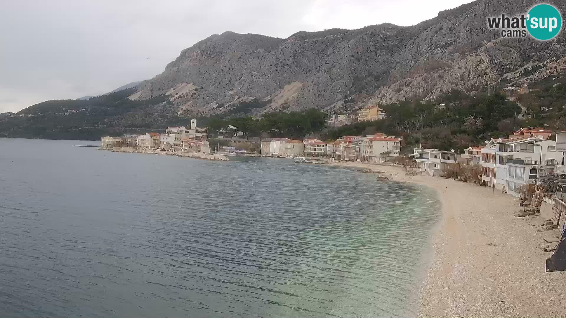 Webcam Drašnice (Podgora)  – Plage