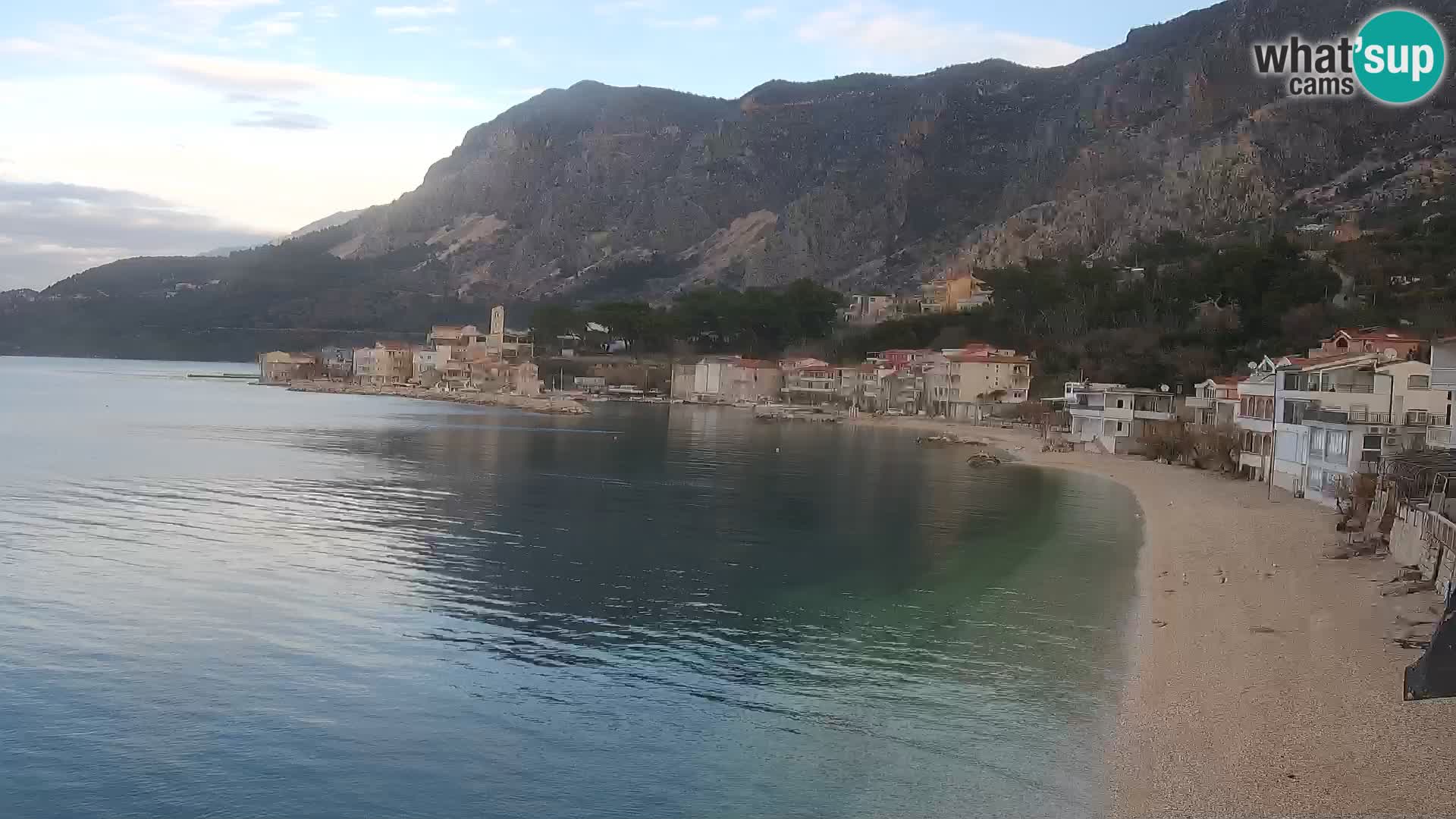 Webcam Drašnice (Podgora)  – Playa