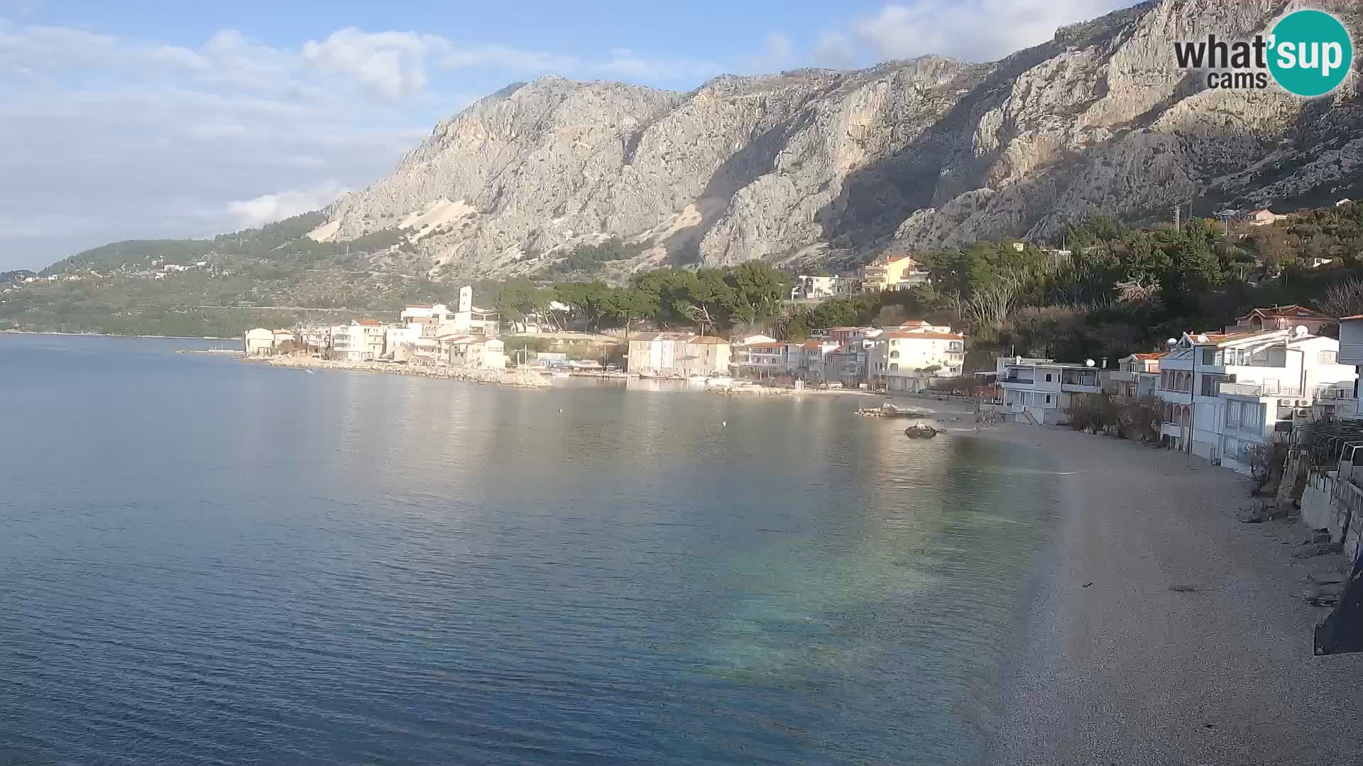 Webcam Drašnice (Podgora)  – Strand