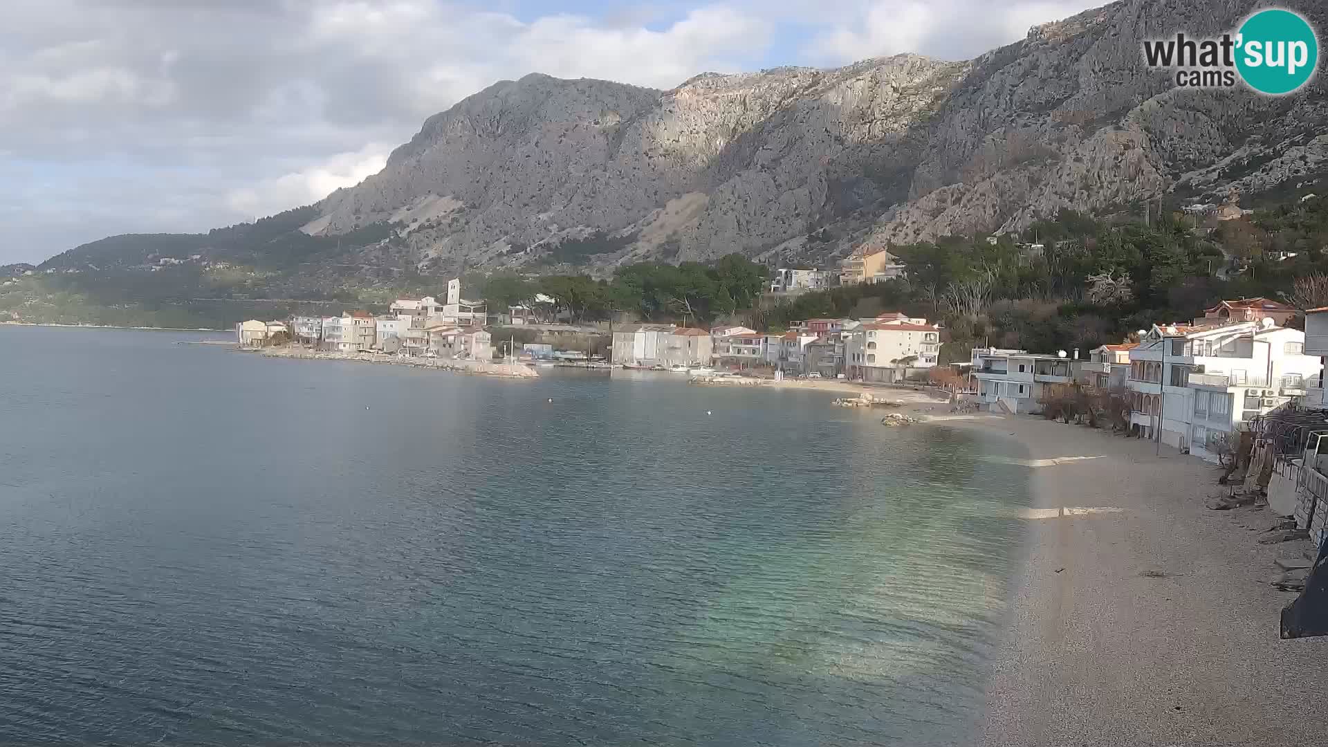 Webcam Drašnice (Podgora)  – Plage