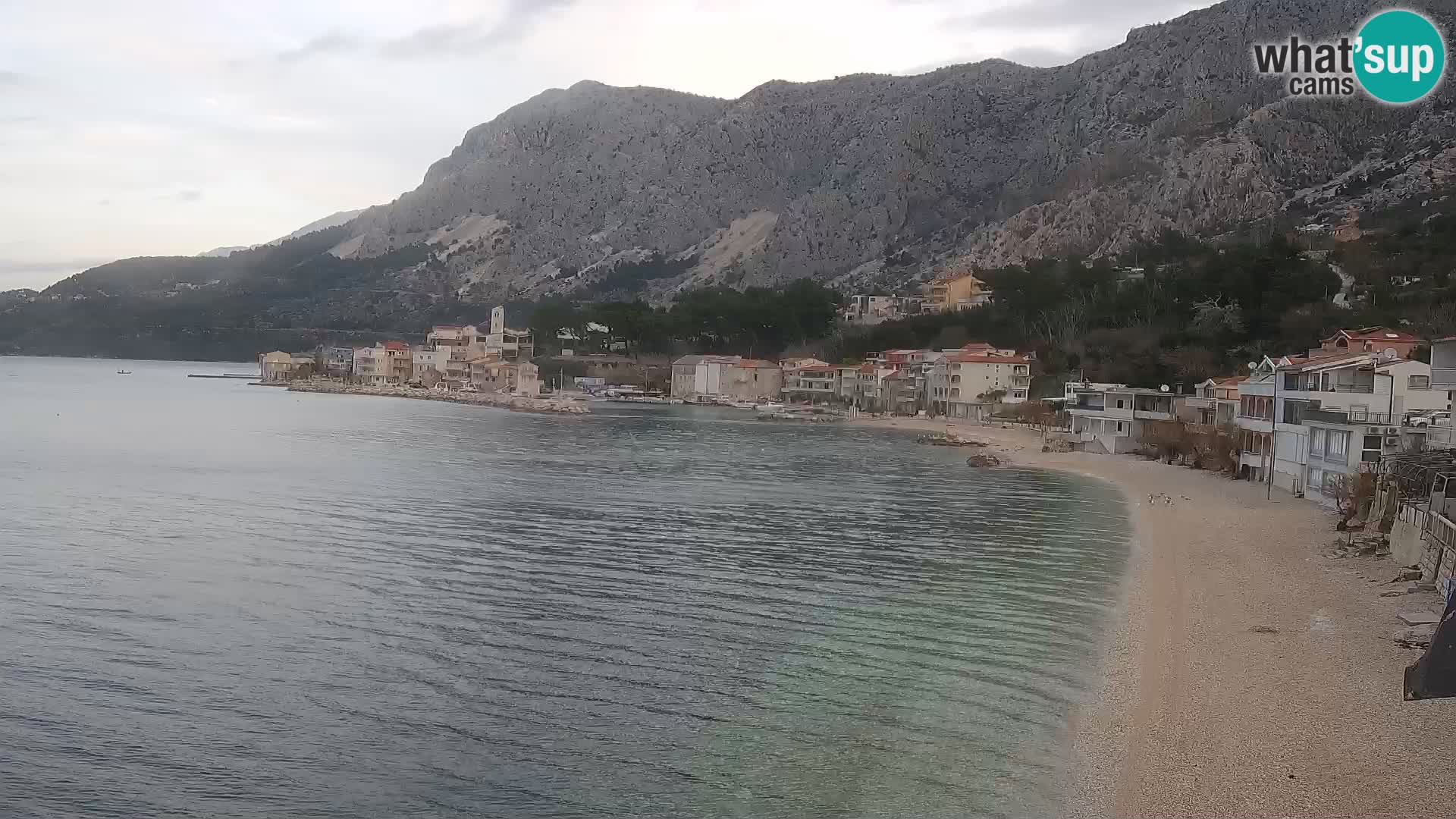 Webcam Drašnice (Podgora)  – Strand