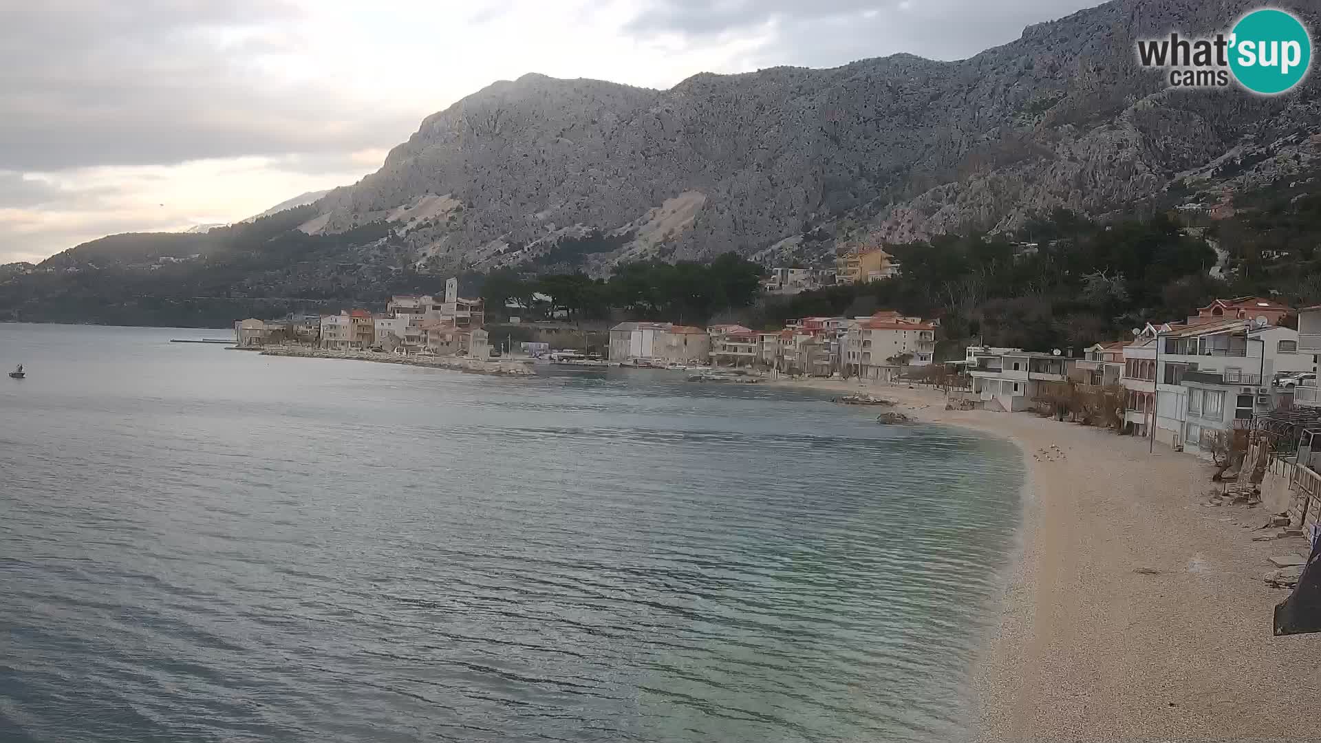 Webcam Drašnice (Podgora)  – Spiaggia