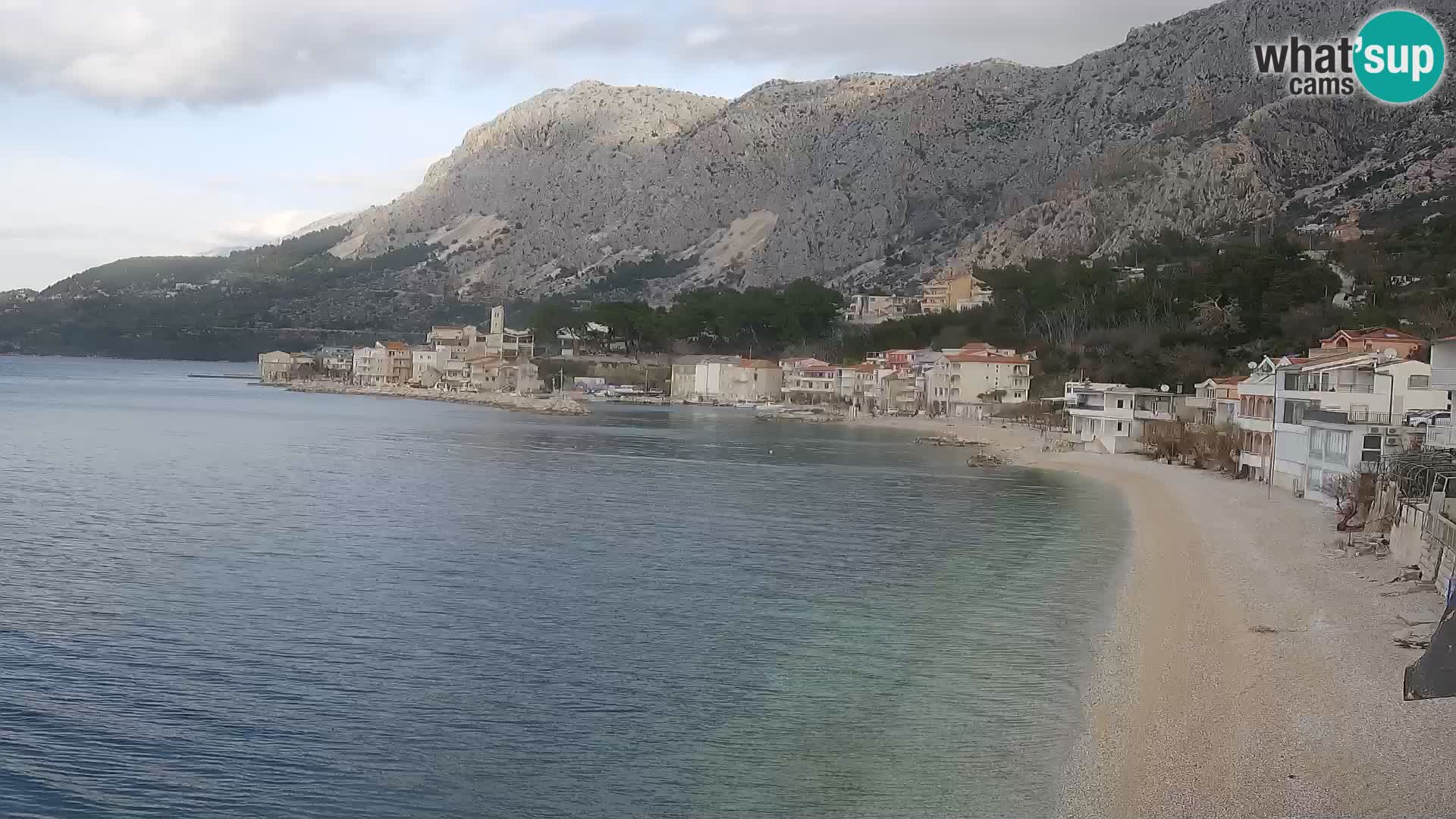 Webcam Drašnice (Podgora)  – Plage