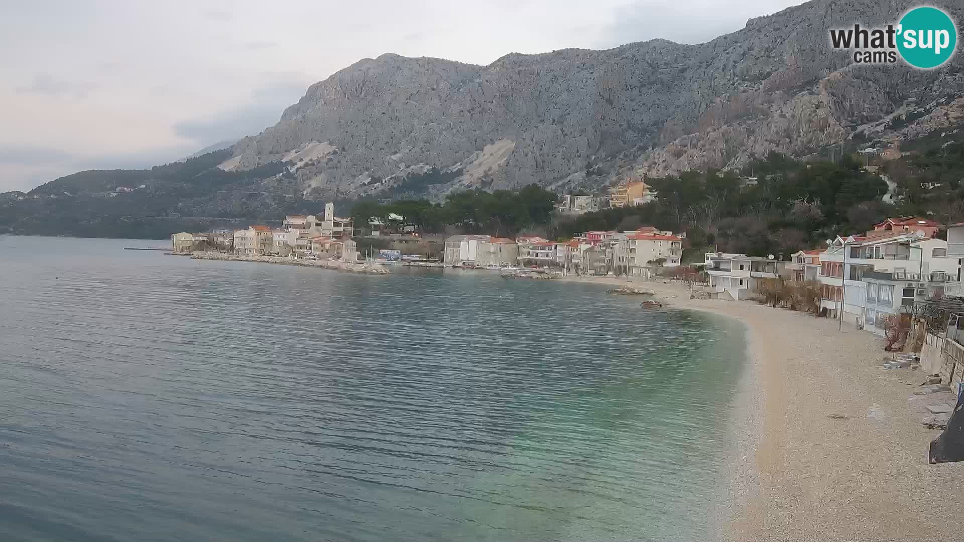 Kamera v živo Drašnice (Podgora) – Plaža