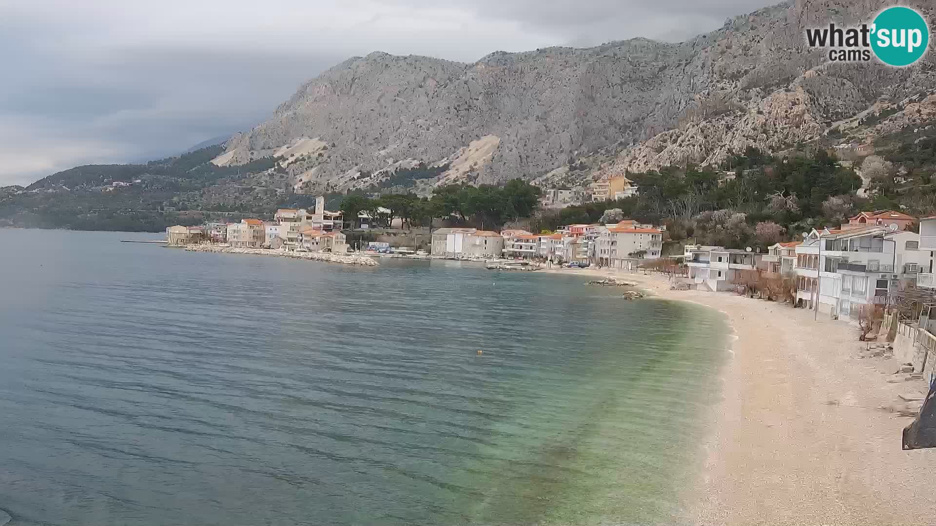 Webcam Drašnice (Podgora)  – Beach – Ober apartments