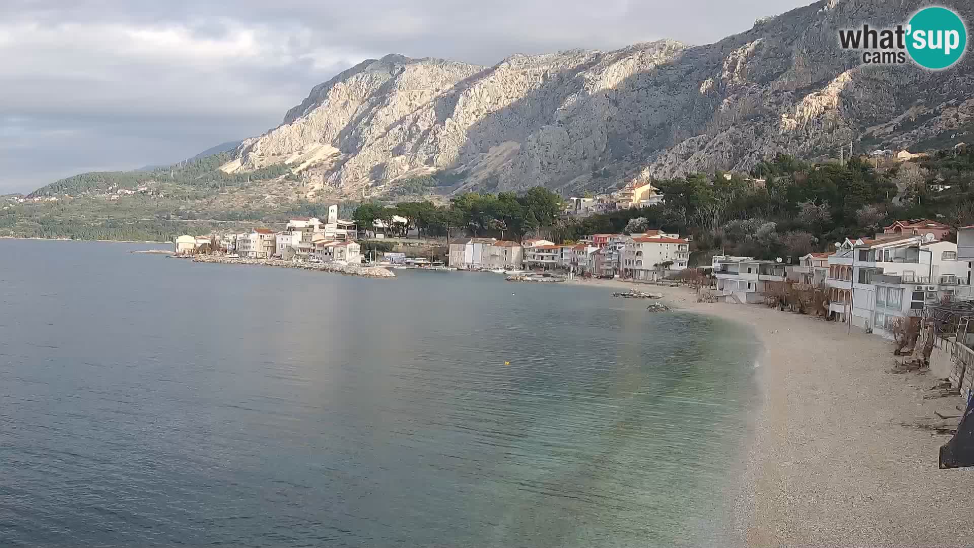 Webcam Drašnice (Podgora)  – Plage