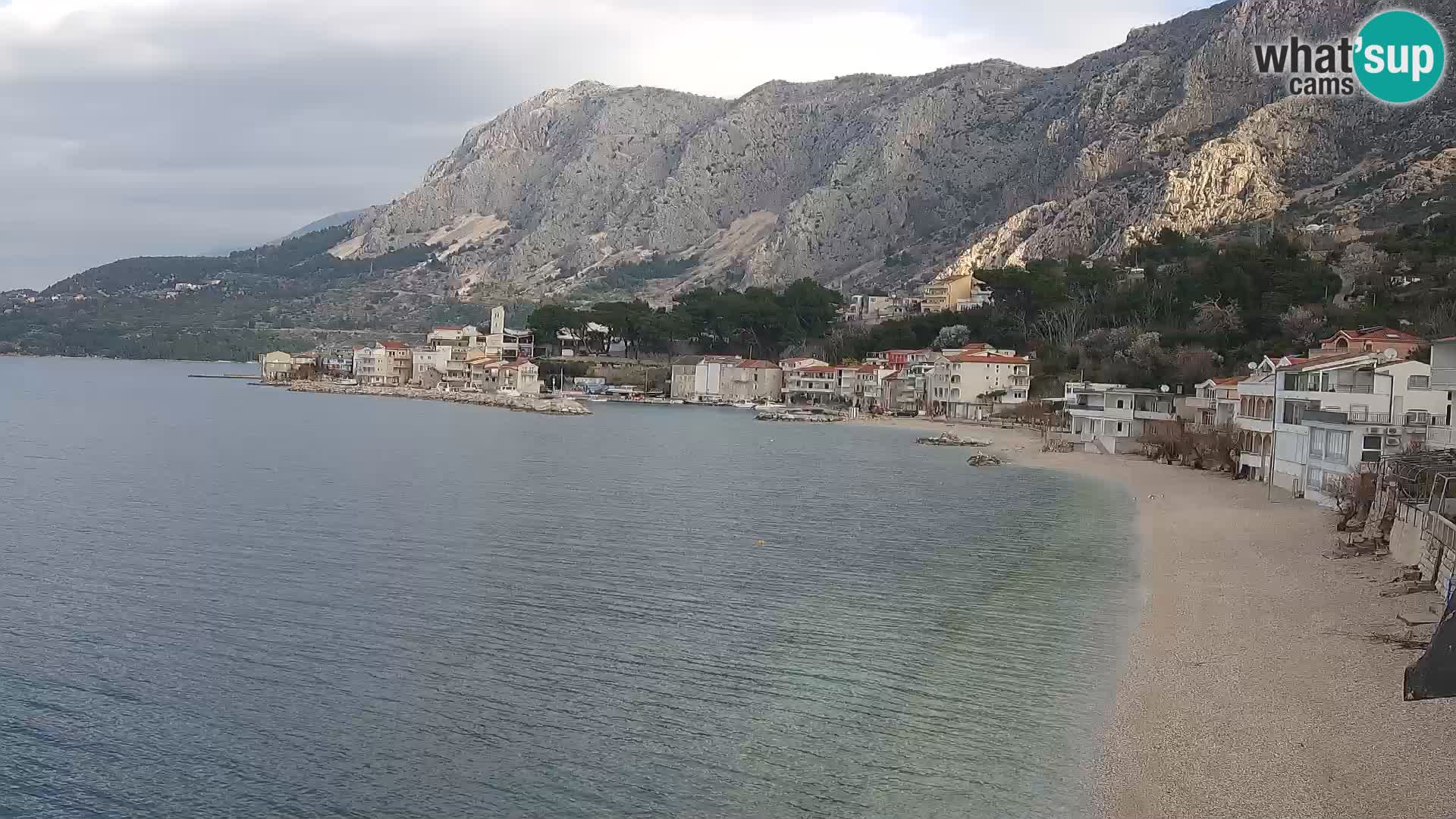 Webcam Drašnice (Podgora)  – Plage