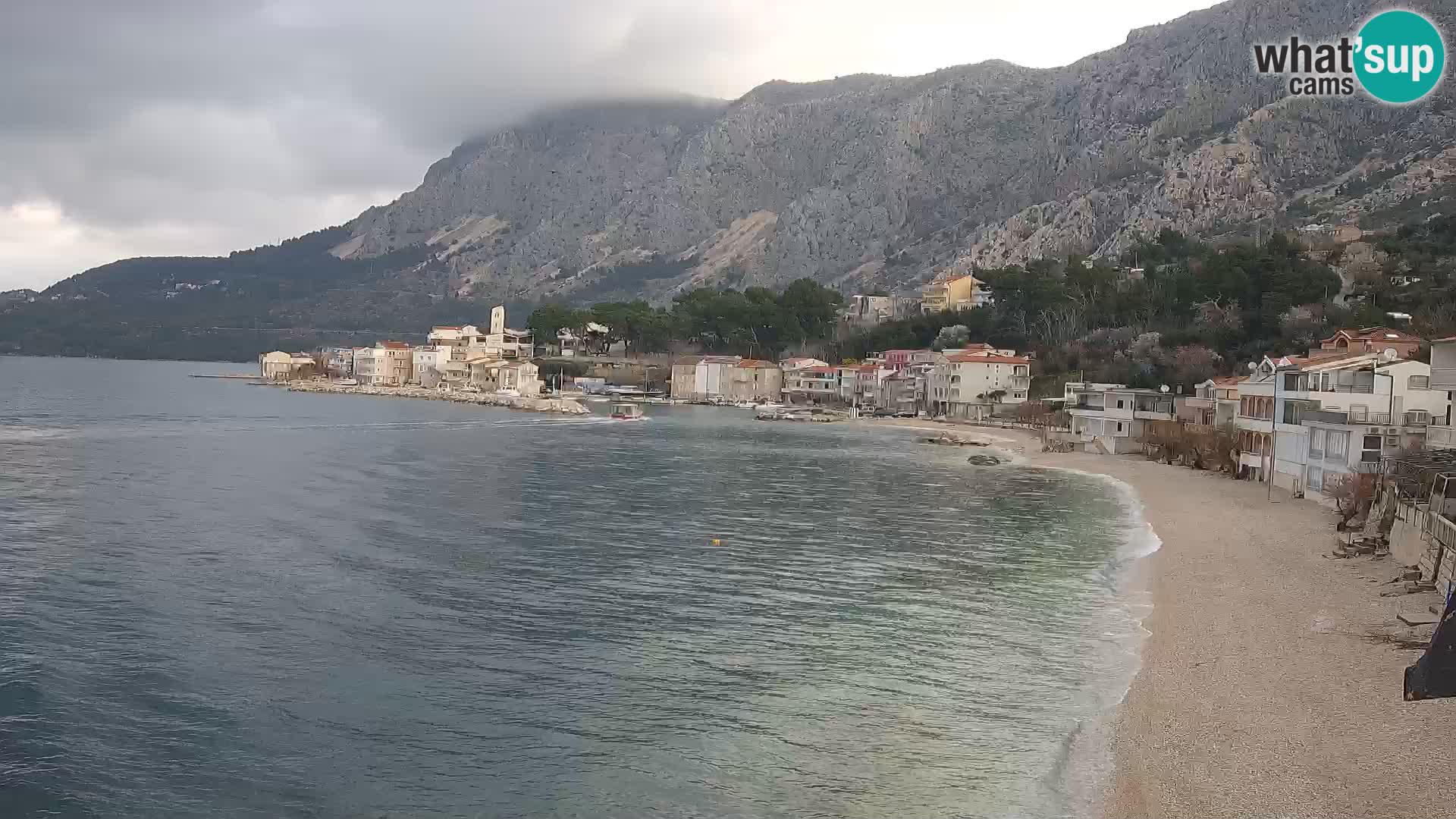 Webcam Drašnice (Podgora)  – Spiaggia