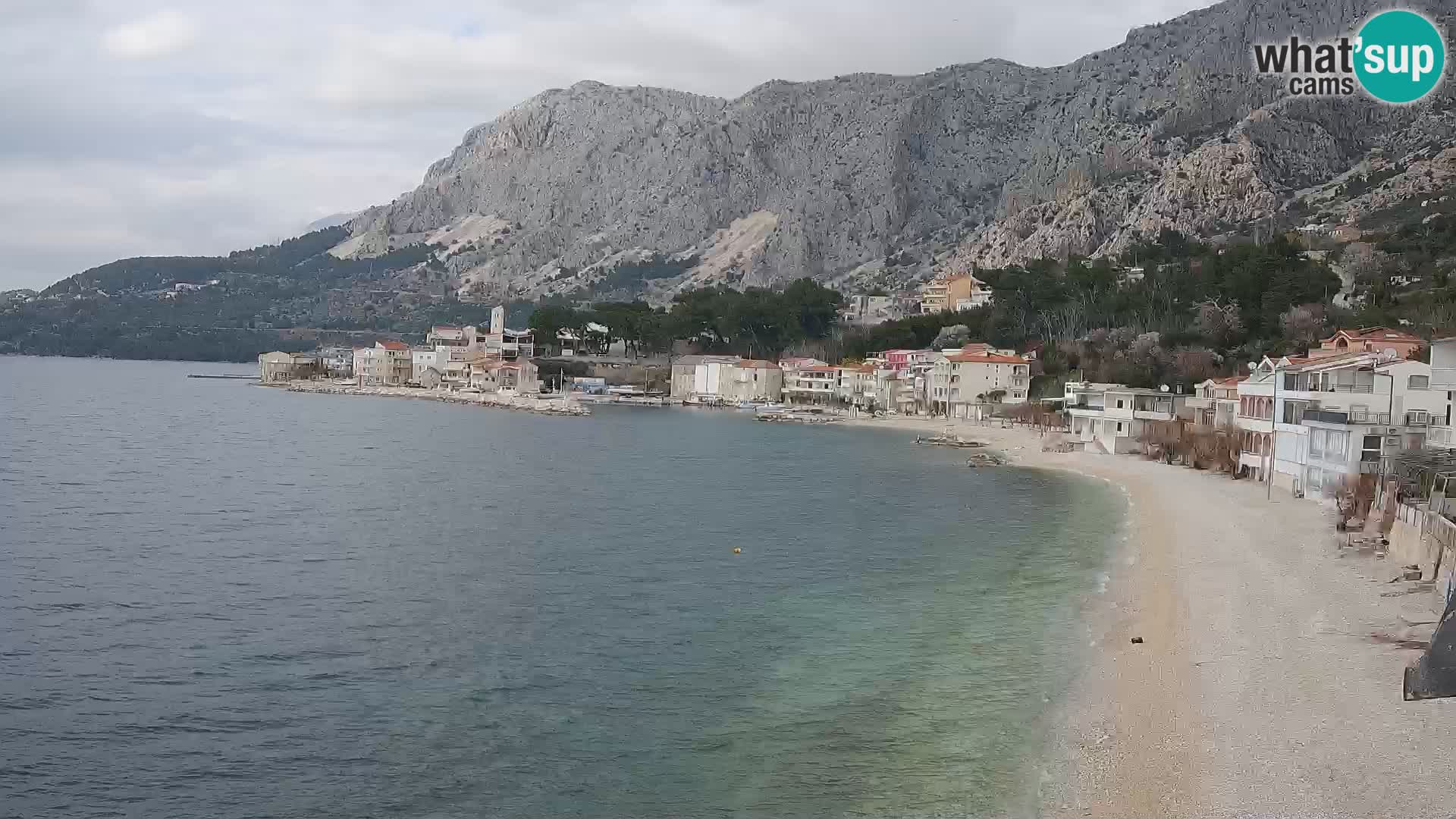 Webcam Drašnice (Podgora)  – Strand