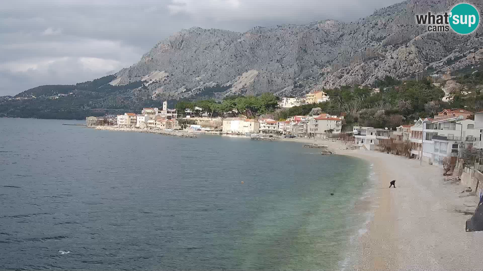 Webcam Drašnice (Podgora)  – Playa