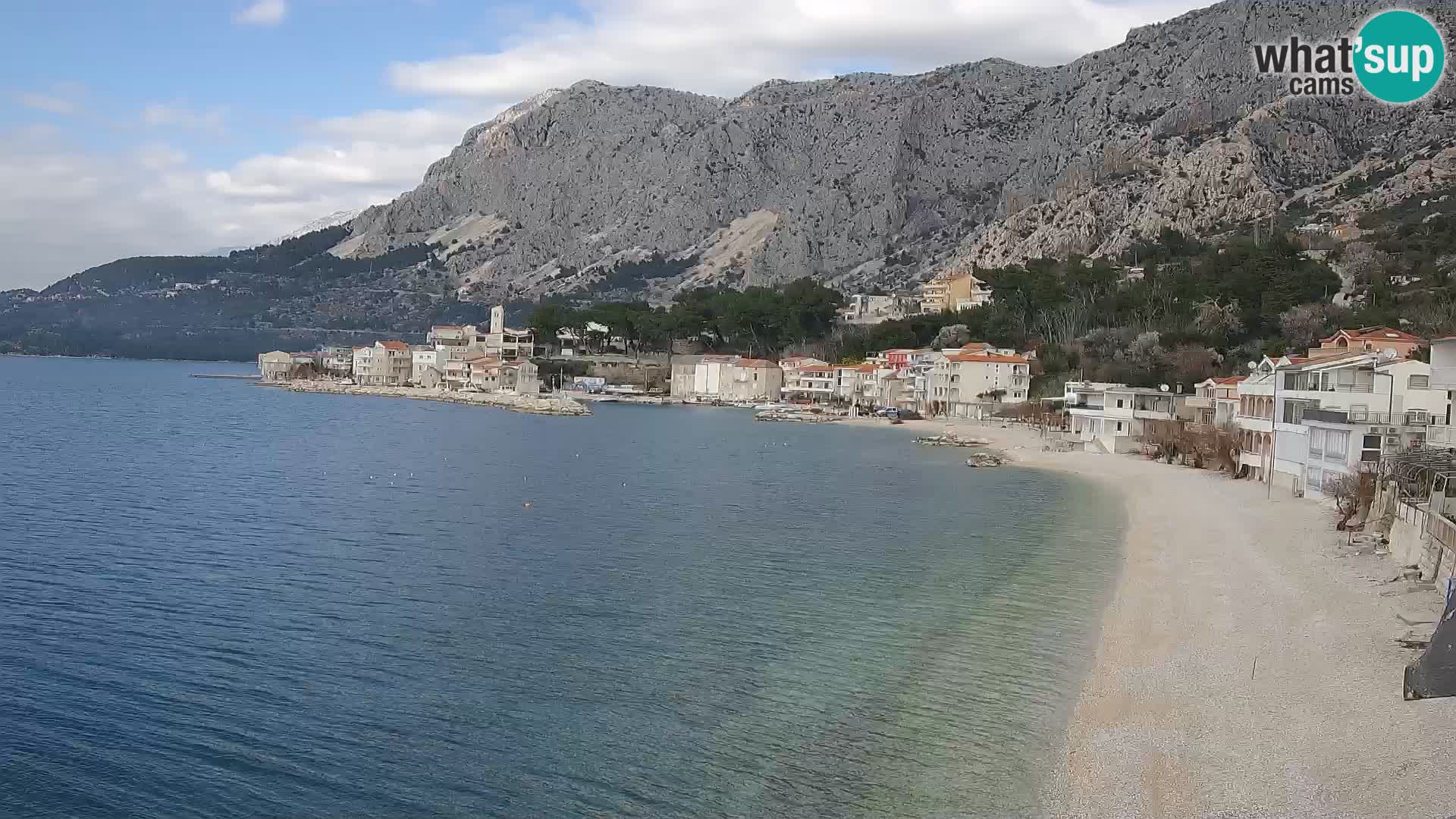 Webcam Drašnice (Podgora)  – Playa