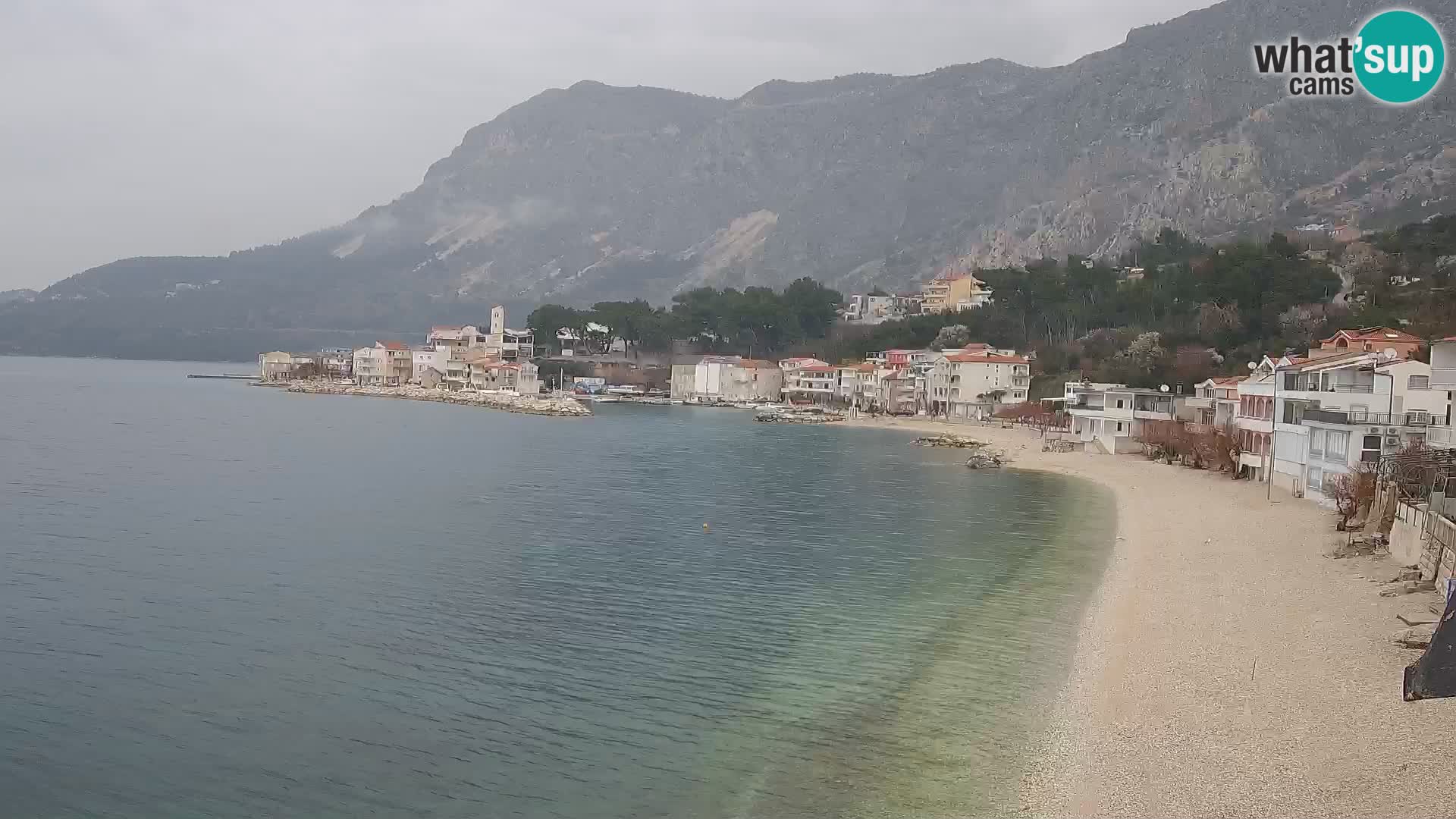 Webcam Drašnice (Podgora)  – Beach – Ober apartments