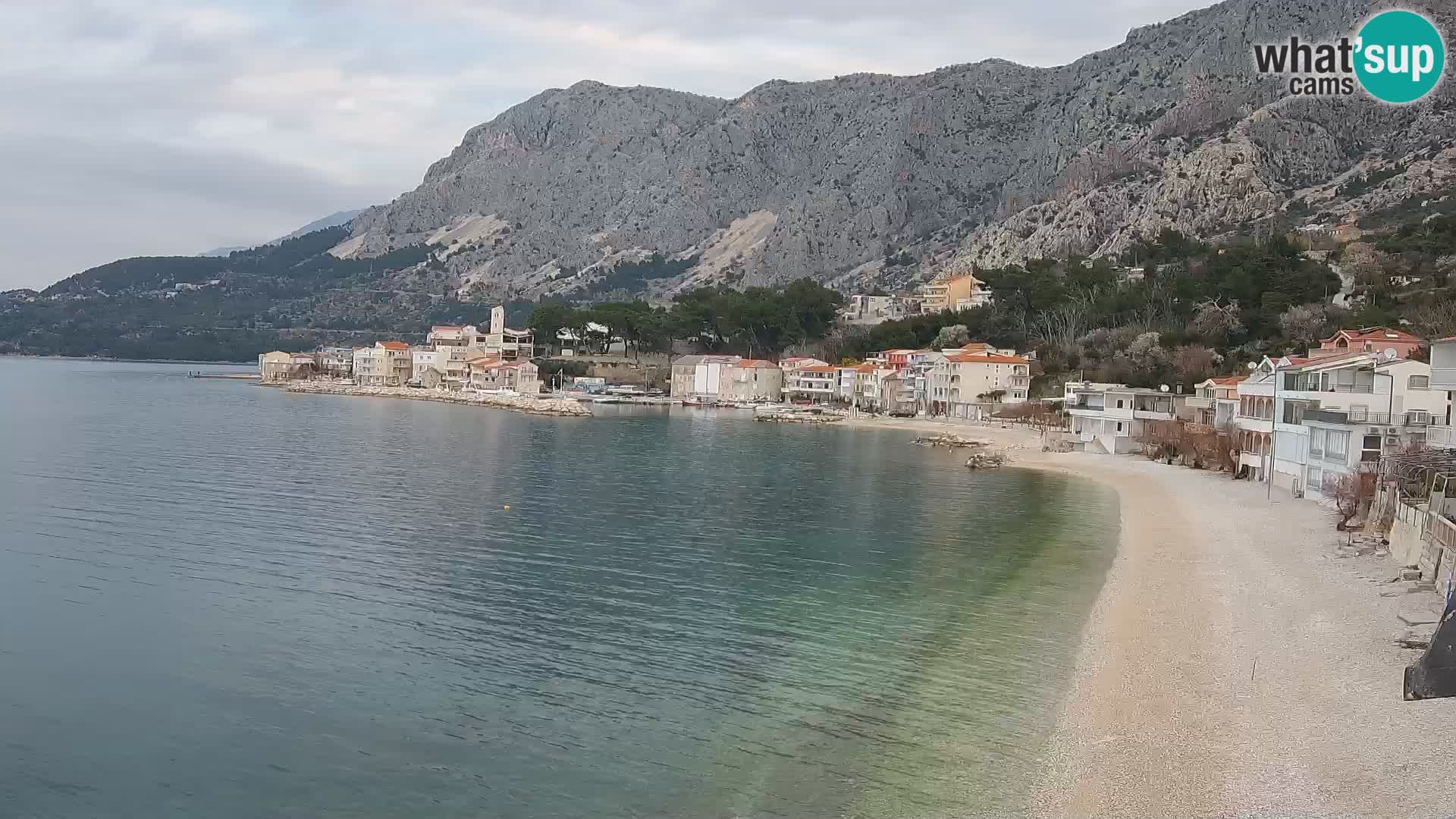 Webcam Drašnice (Podgora)  – Plage