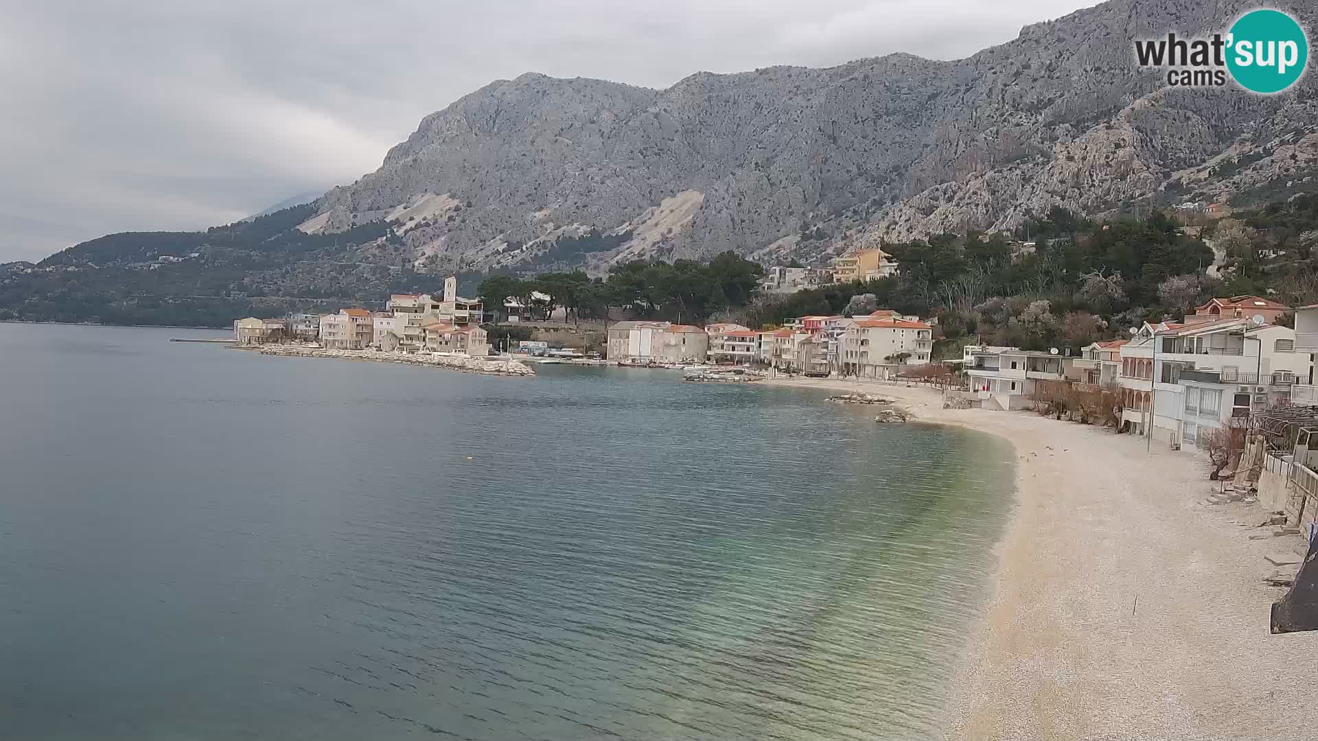 Webcam Drašnice (Podgora)  – Strand