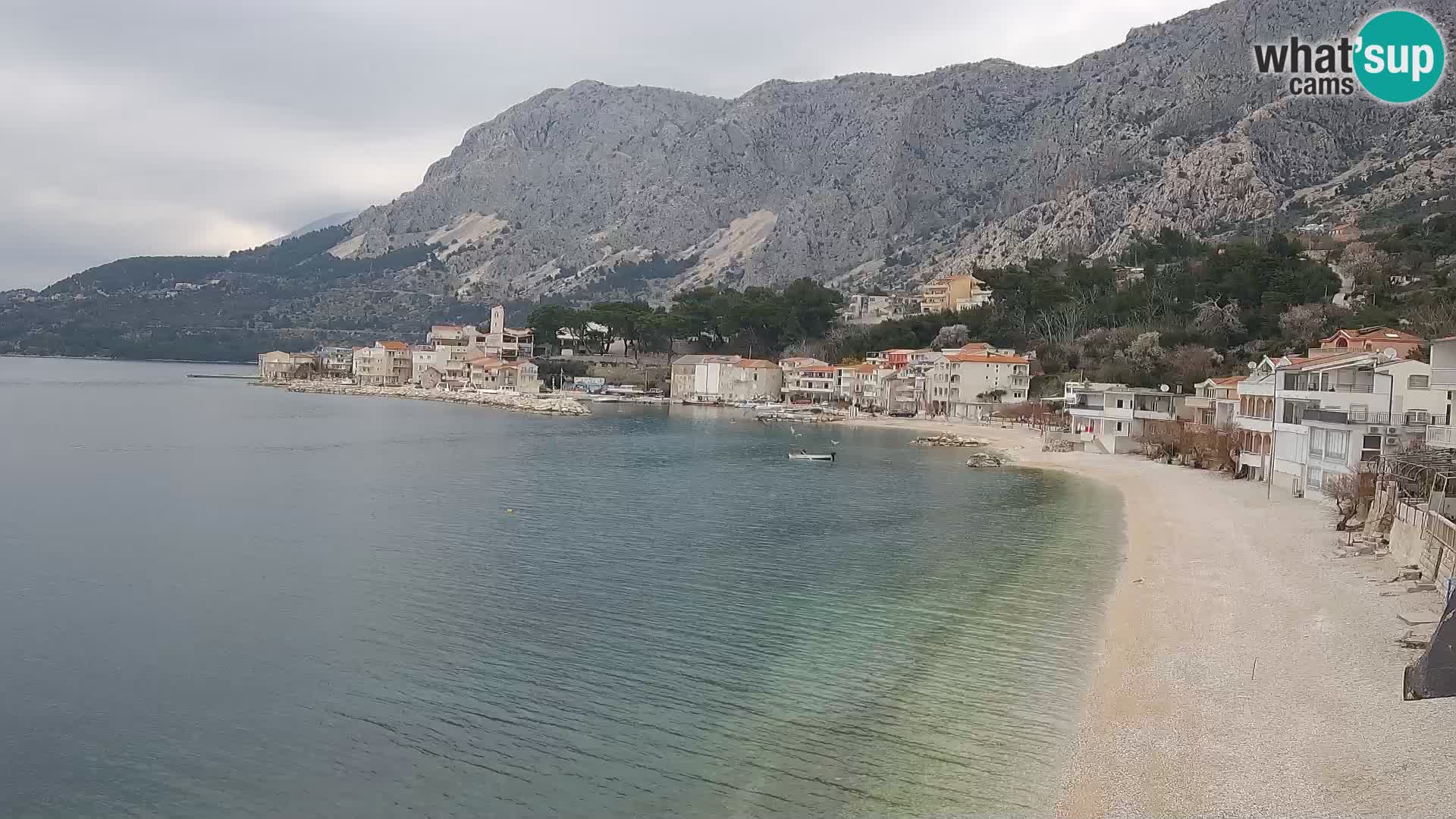 Webcam Drašnice (Podgora)  – Strand