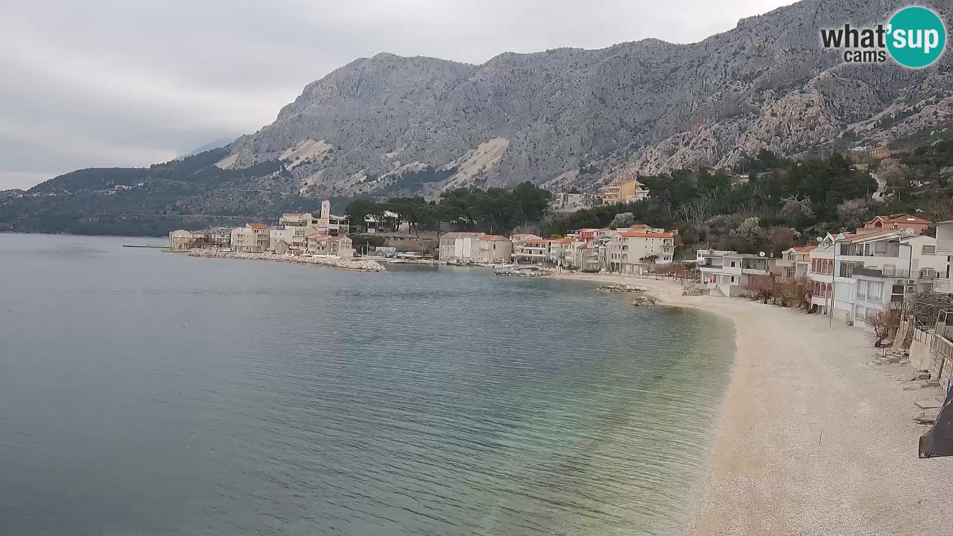 Webcam Drašnice (Podgora)  – Plage