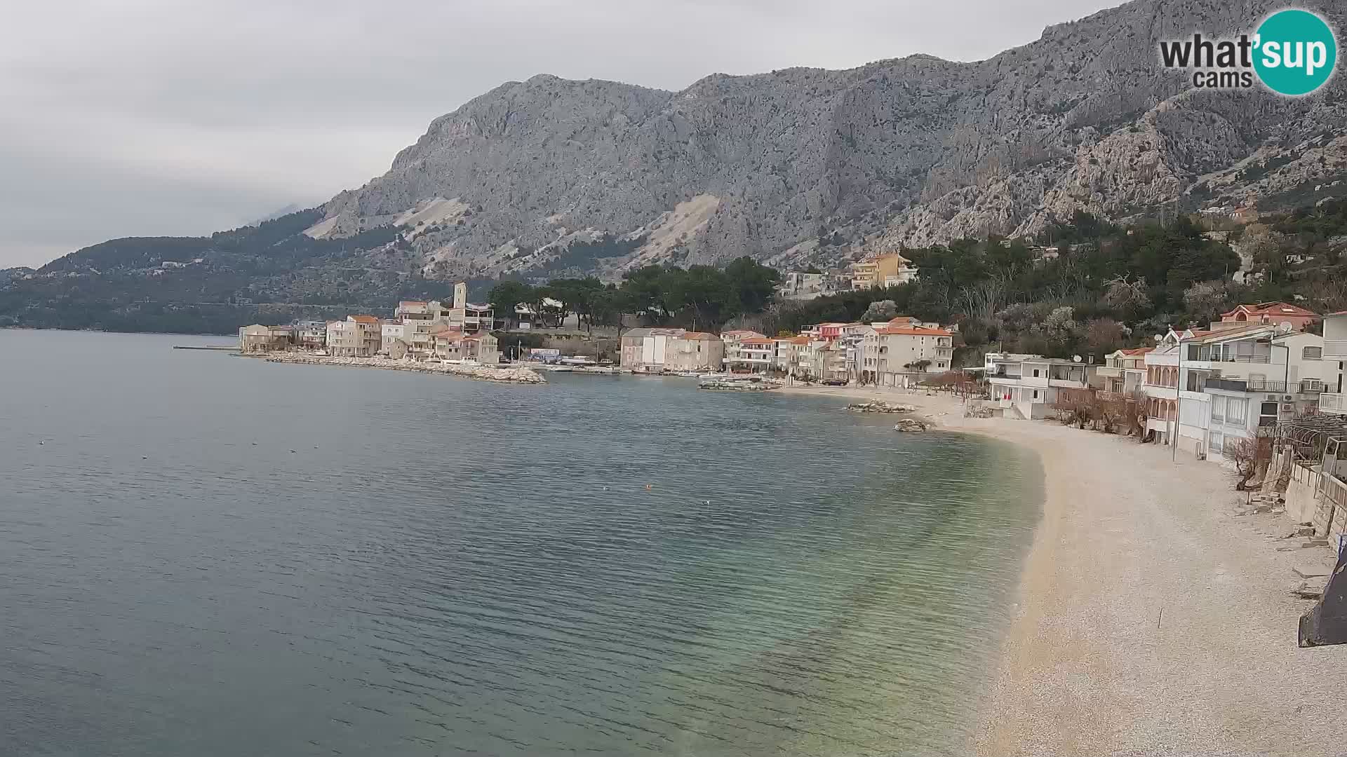 Webcam Drašnice (Podgora)  – Beach – Ober apartments