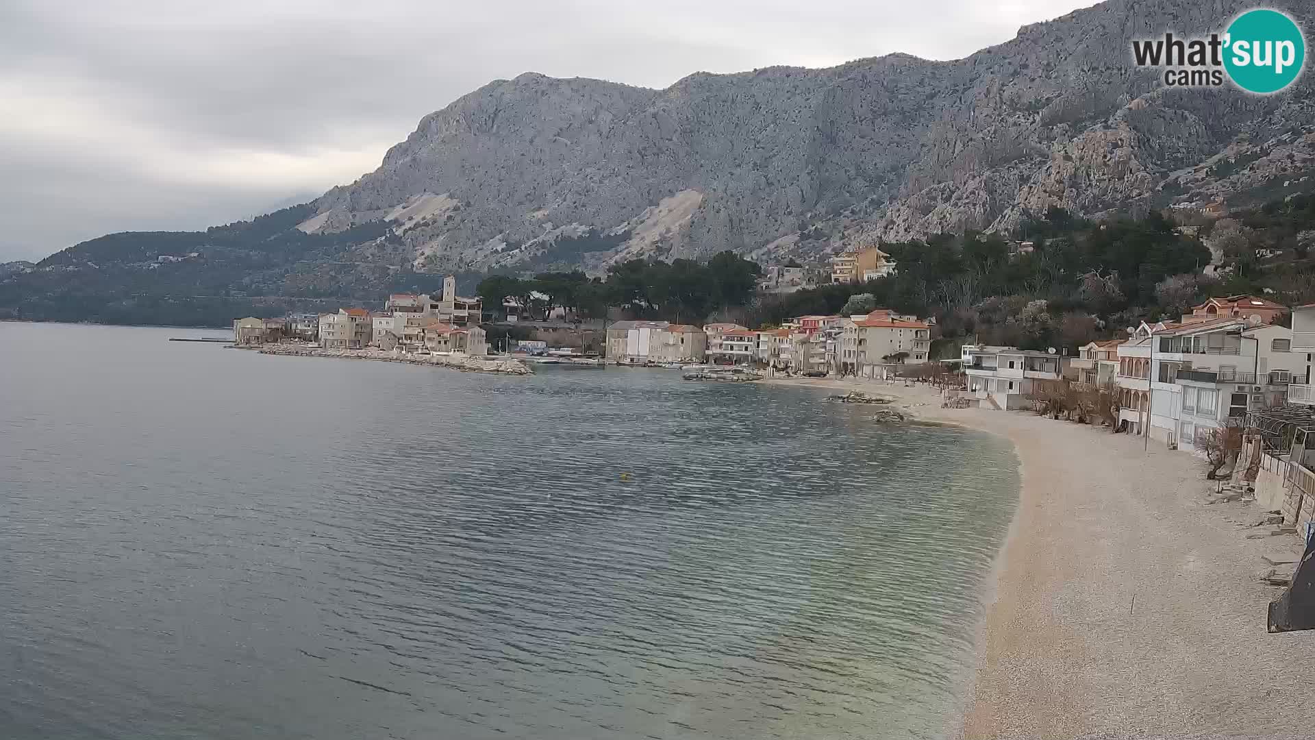 Webcam Drašnice (Podgora)  – Strand