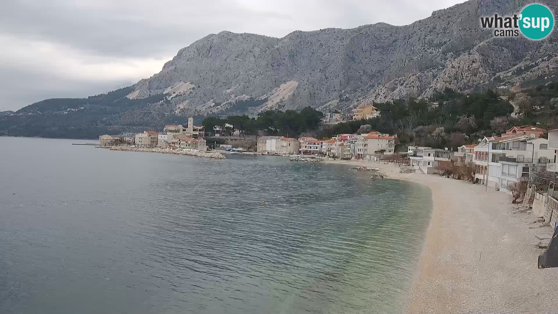 Webcam Drašnice (Podgora)  – Beach – Ober apartments