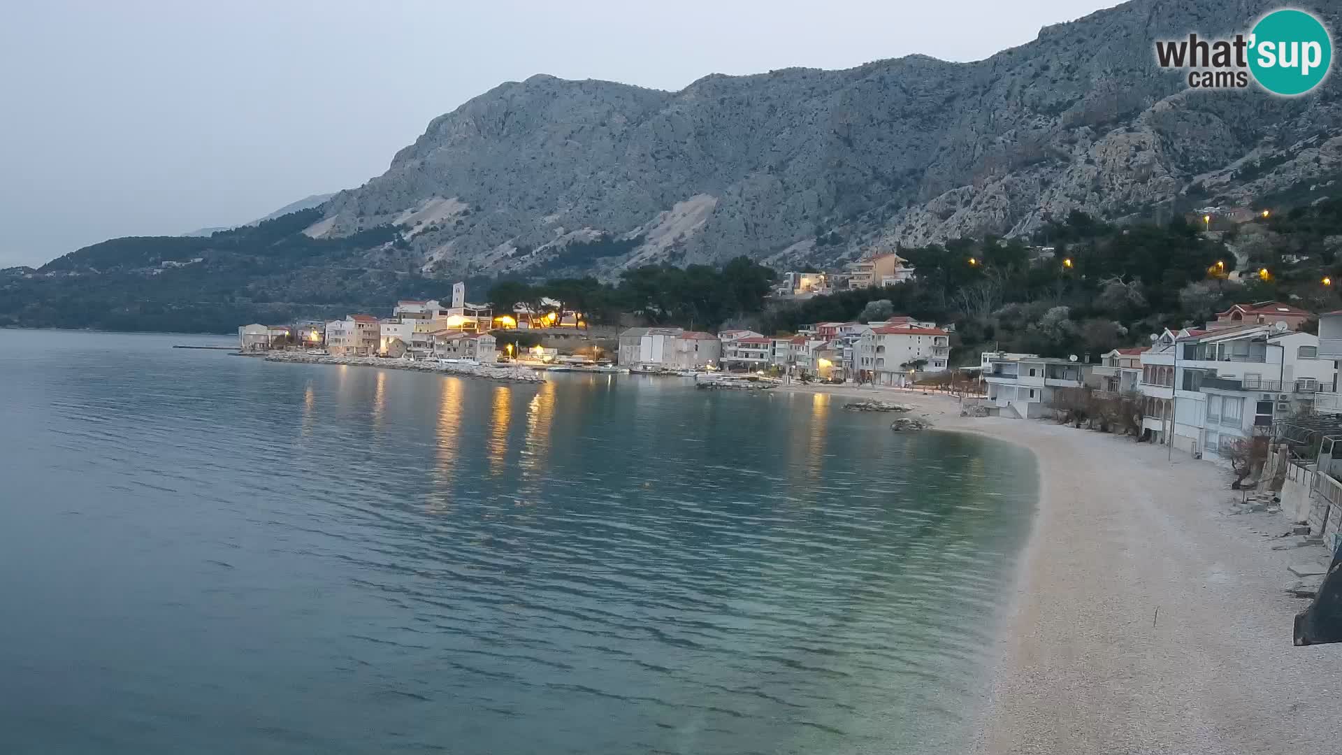 Webcam Drašnice (Podgora)  – Playa