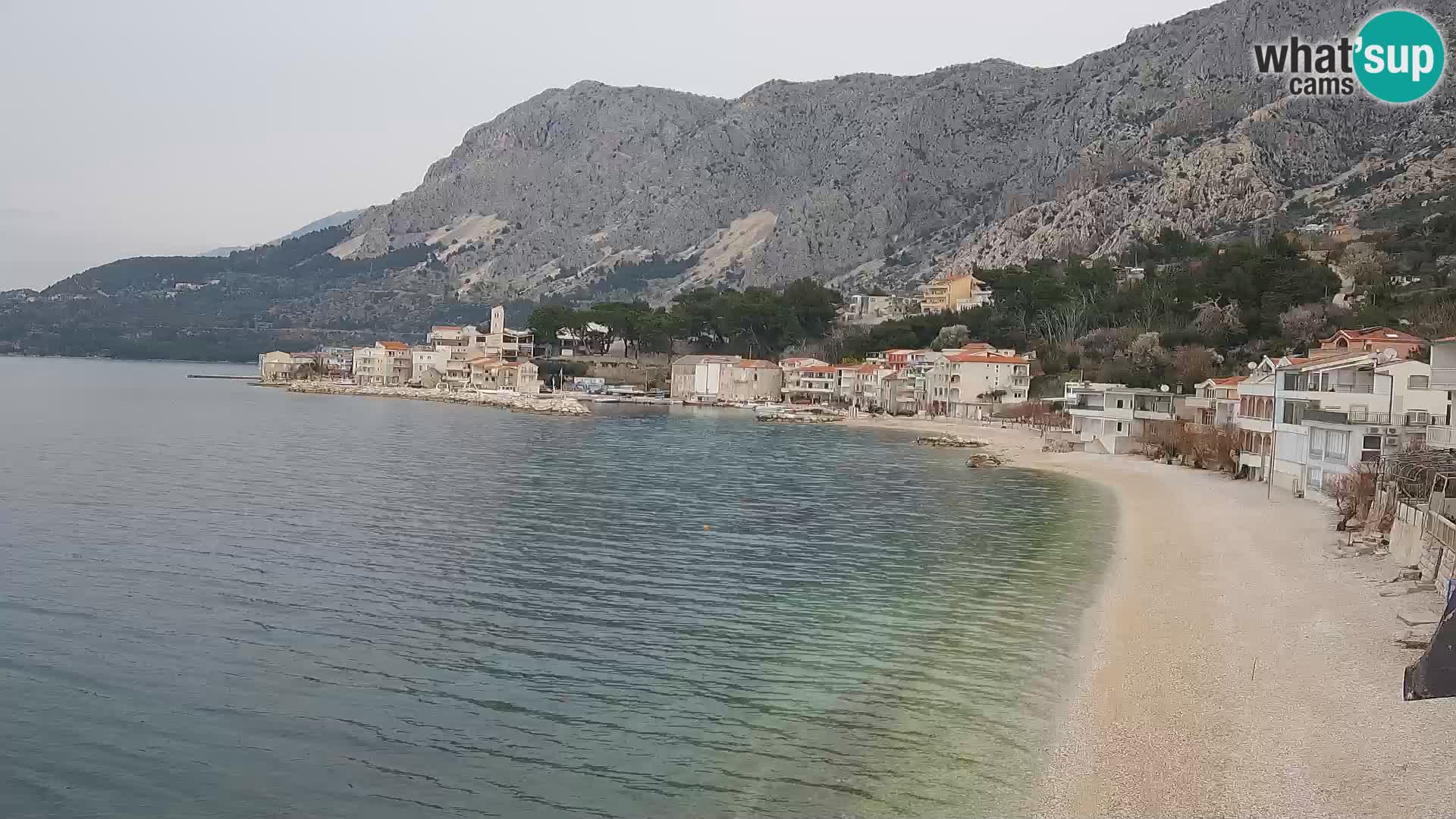 Webcam Drašnice (Podgora)  – Playa