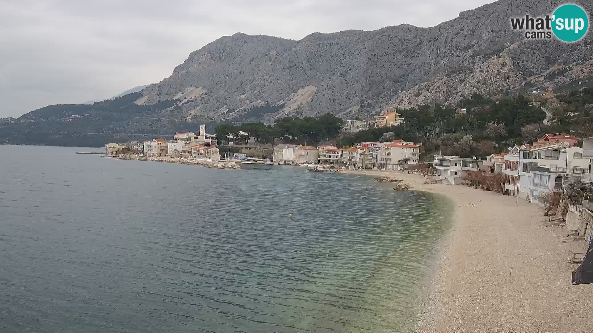 Webcam Drašnice (Podgora)  – Strand