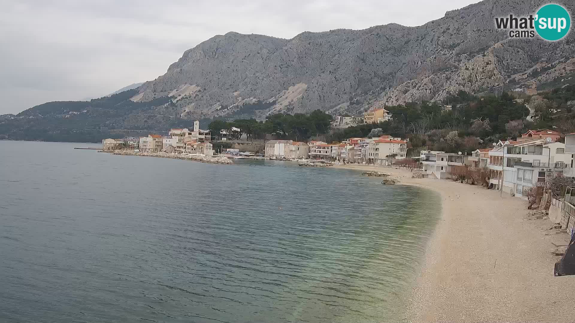 Webcam Drašnice (Podgora)  – Plage