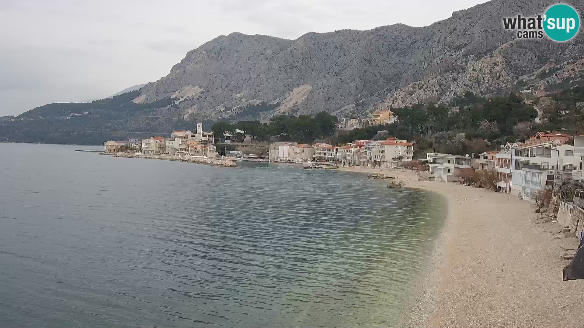 Webcam Drašnice (Podgora)  – Strand