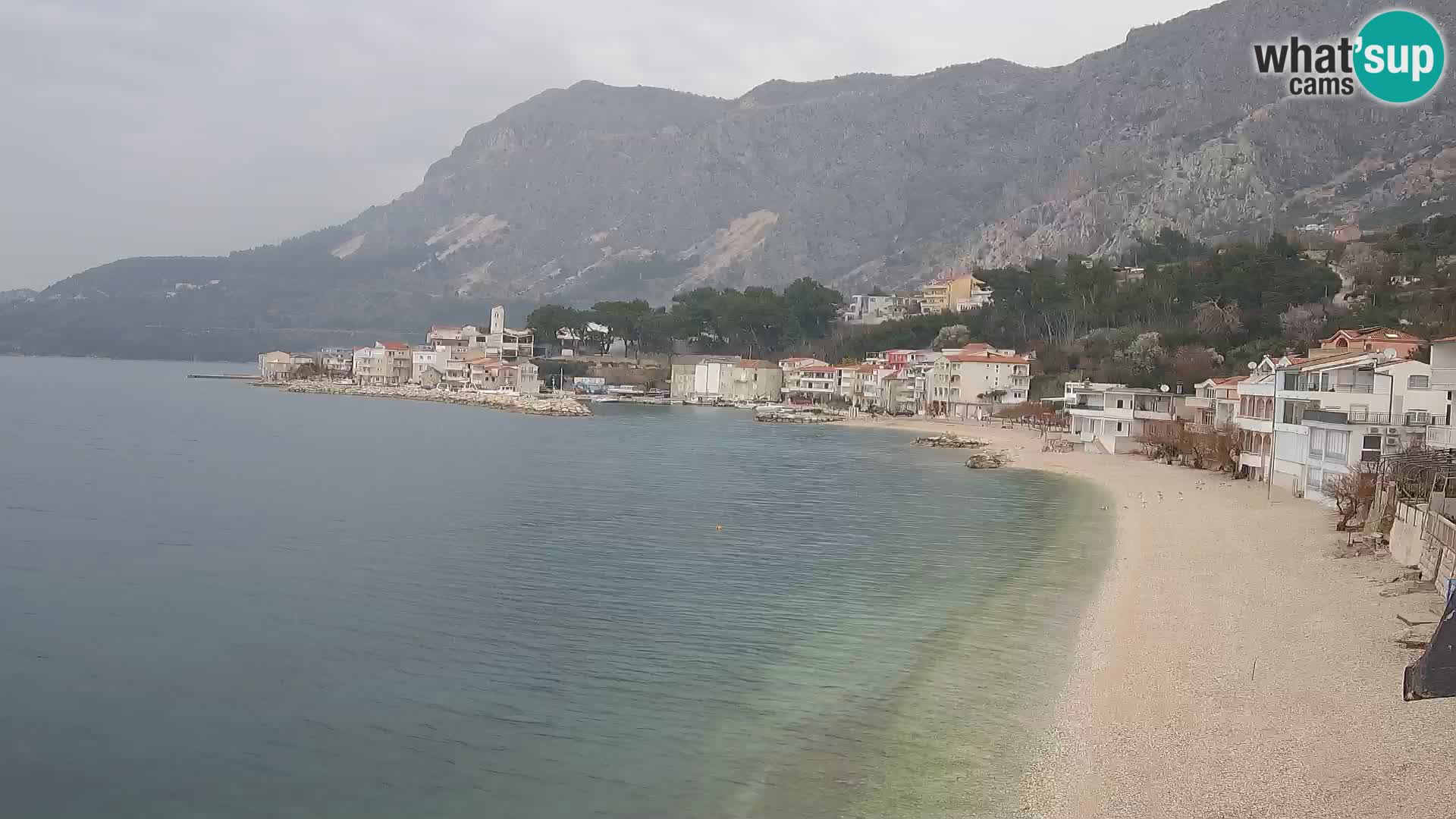 Webcam Drašnice (Podgora)  – Strand