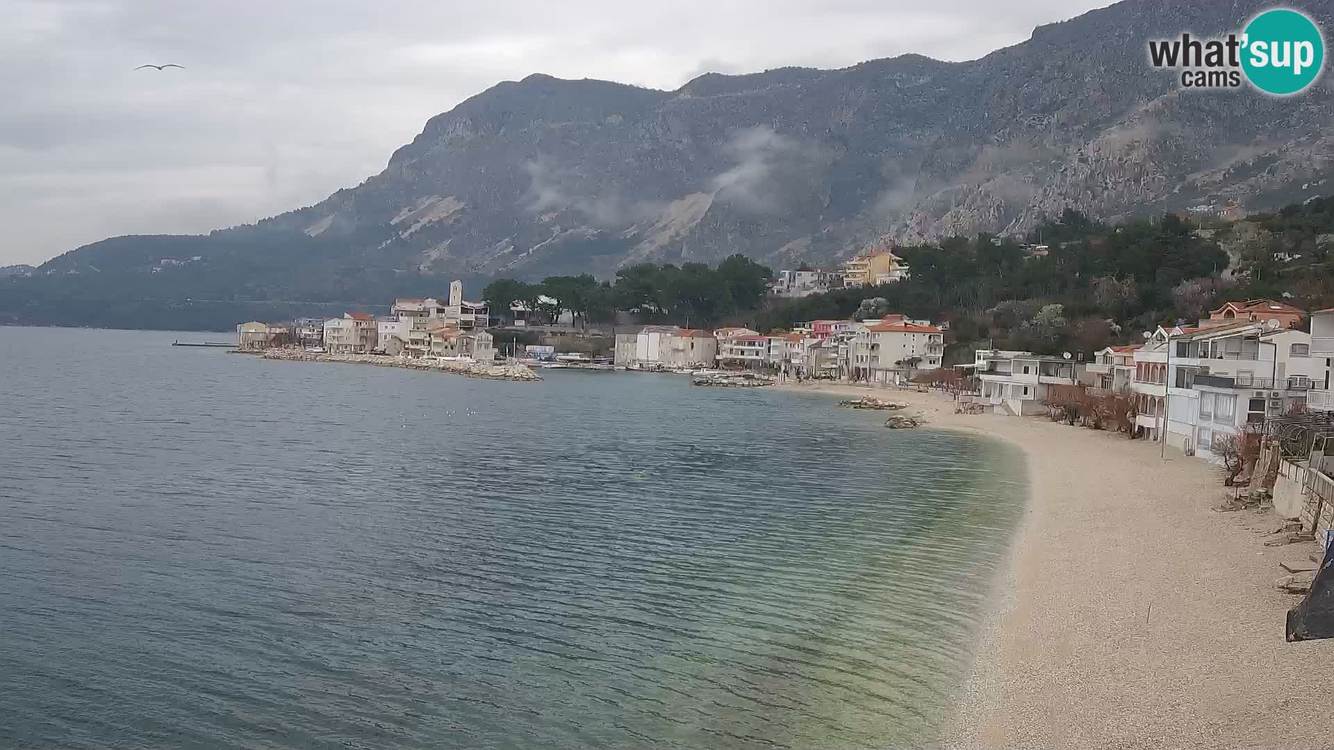 Webcam Drašnice (Podgora)  – Beach – Ober apartments