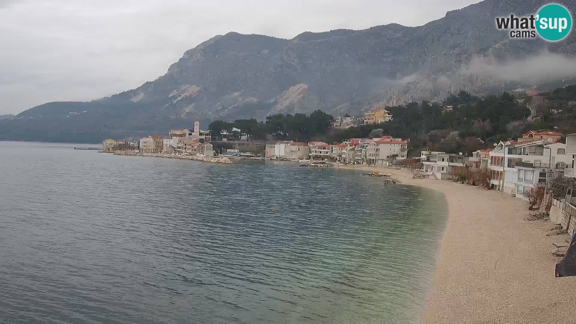 Webcam Drašnice (Podgora)  – Beach – Ober apartments