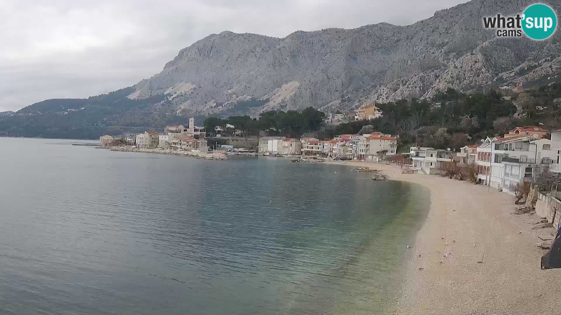 Webcam Drašnice (Podgora)  – Plage