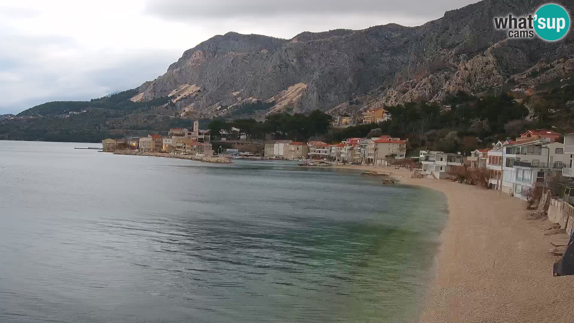 Webcam Drašnice (Podgora)  – Plage