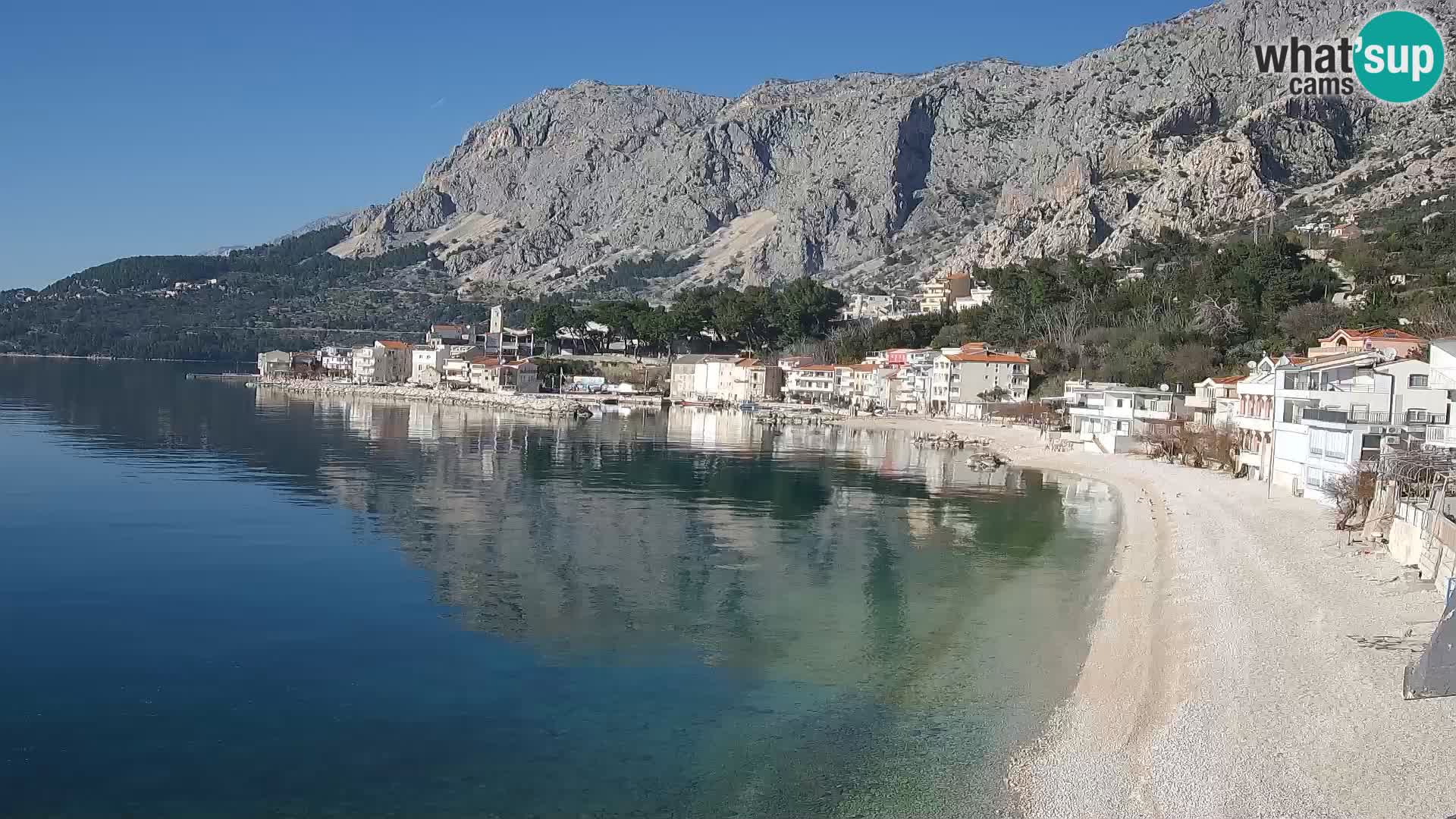 Webcam Drašnice (Podgora)  – Plage