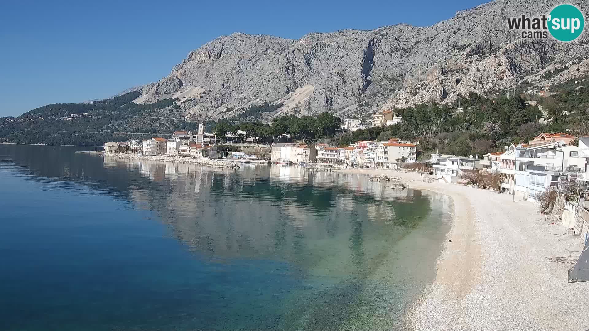 Webcam Drašnice (Podgora)  – Strand