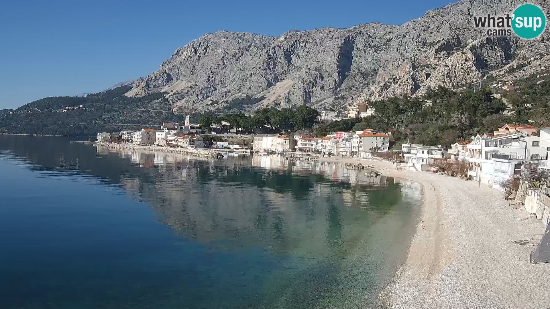 Kamera v živo Drašnice (Podgora) – Plaža