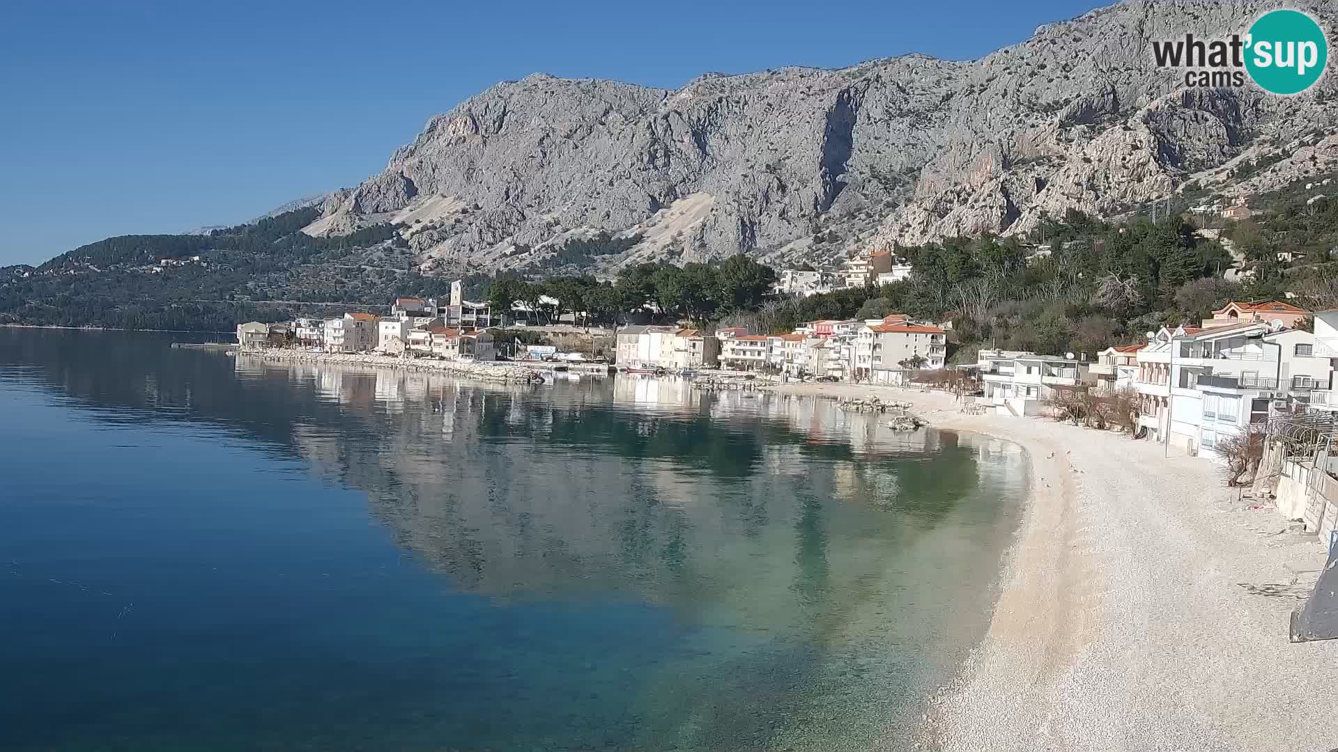 Kamera v živo Drašnice (Podgora) – Plaža