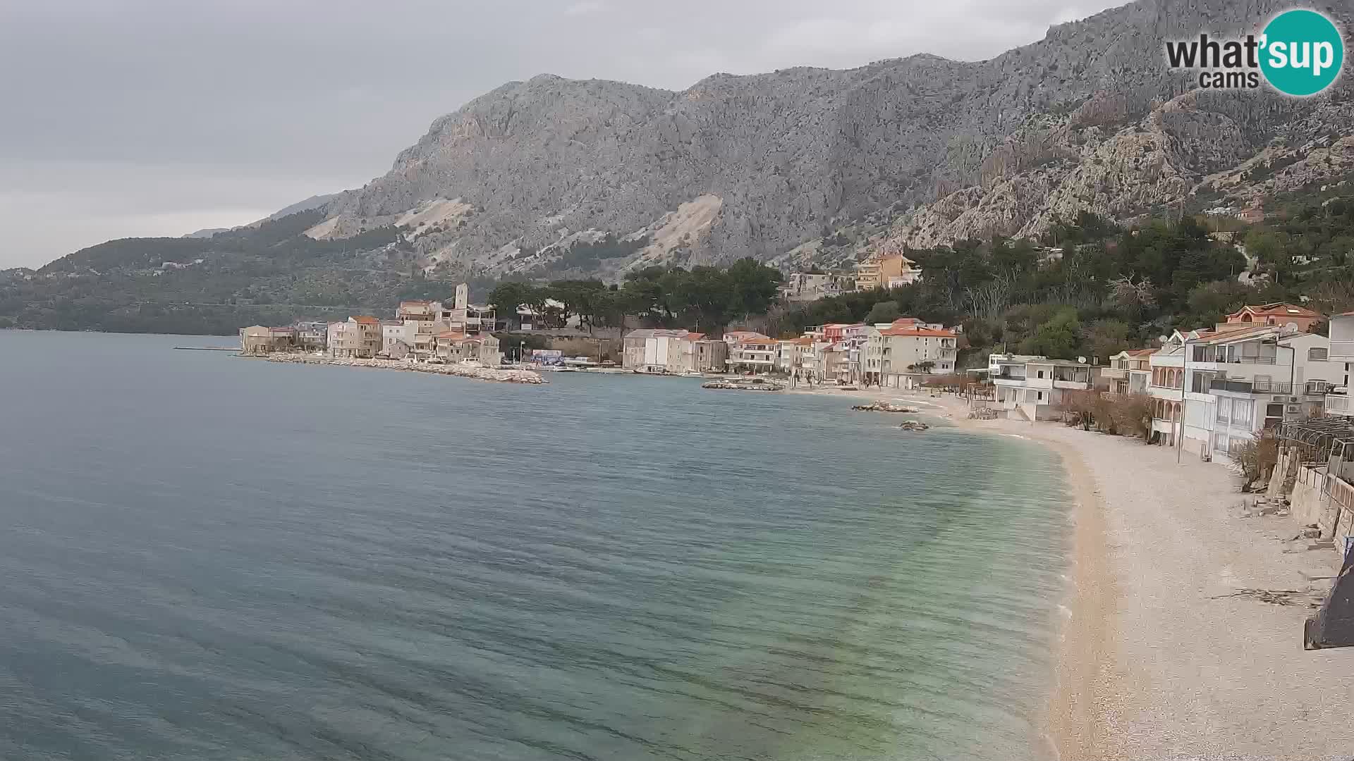 Webcam Drašnice (Podgora)  – Plage