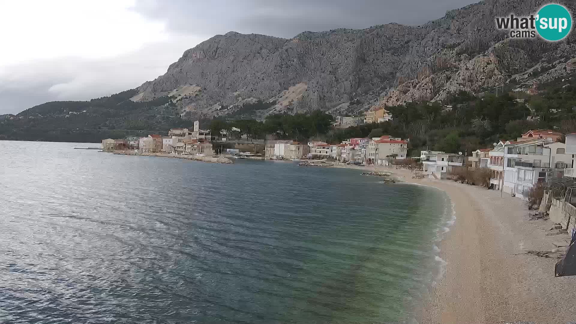 Webcam Drašnice (Podgora)  – Plage