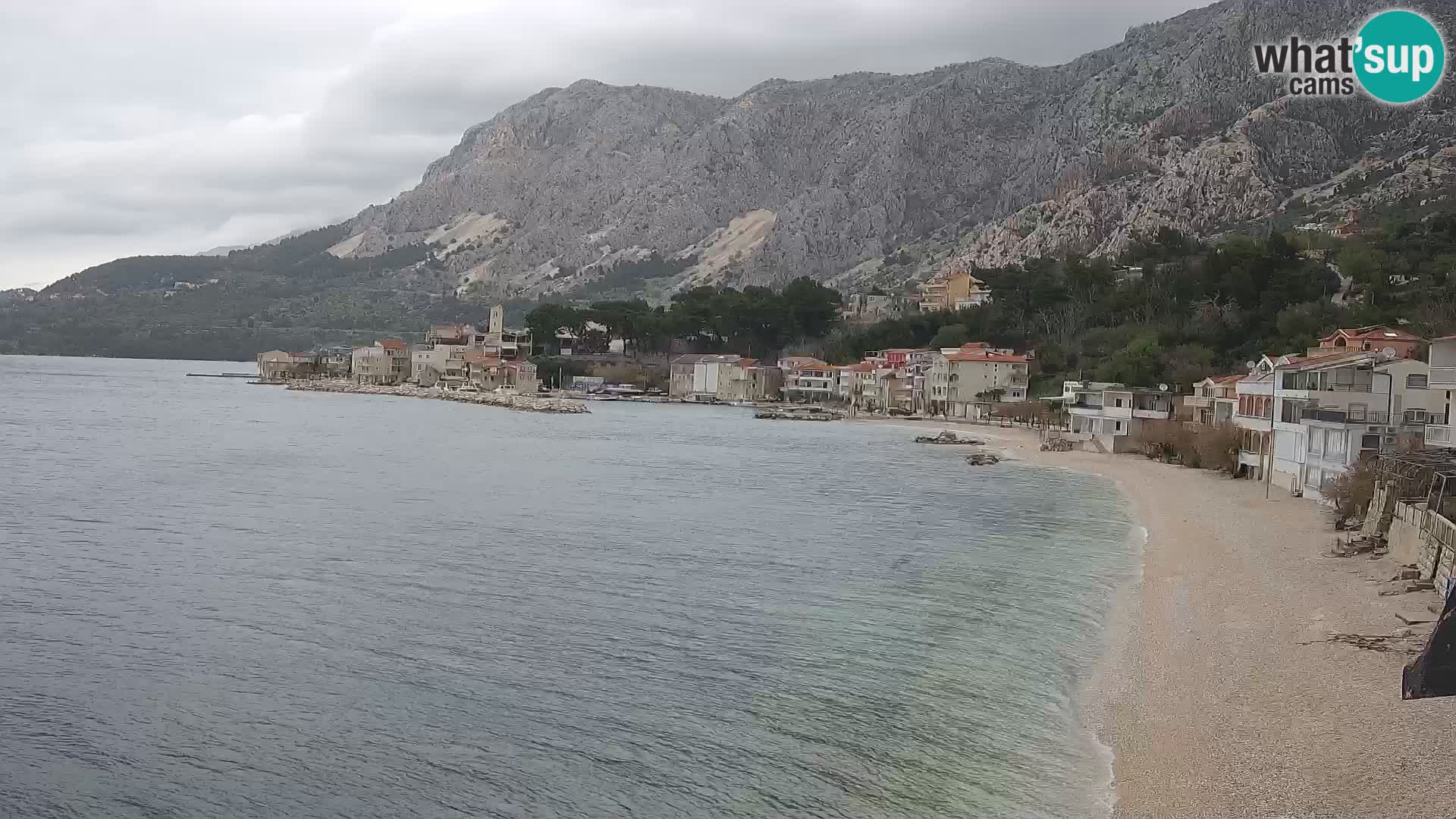 Webcam Drašnice (Podgora)  – Strand