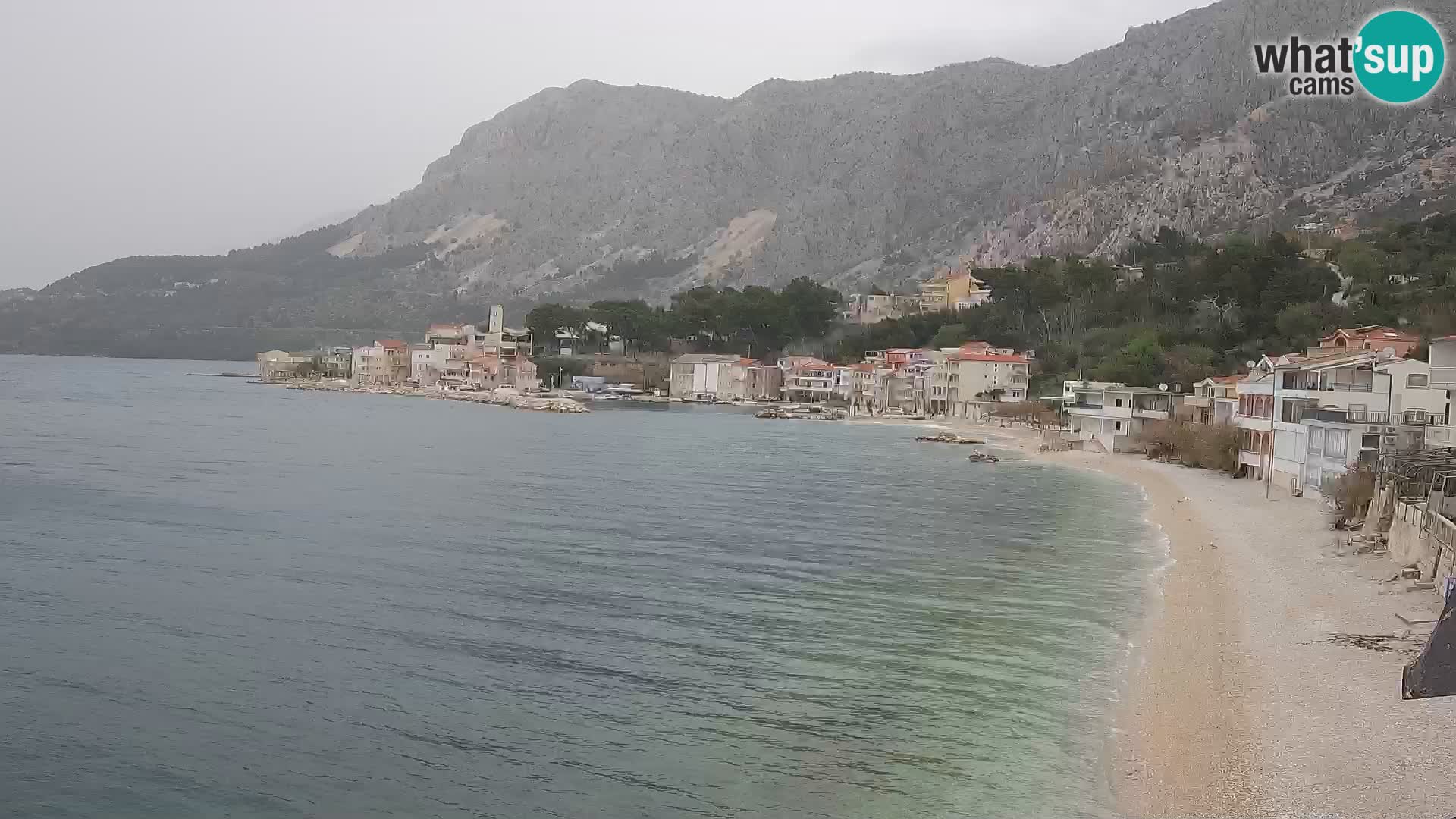 Webcam Drašnice (Podgora)  – Strand