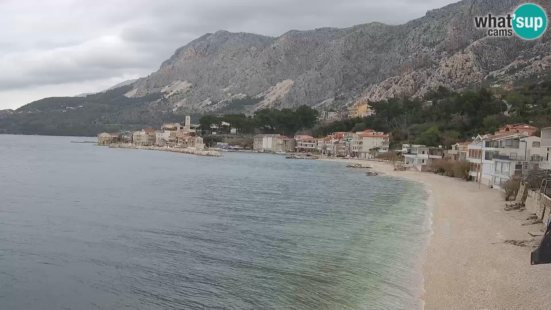 Webcam Drašnice (Podgora)  – Strand