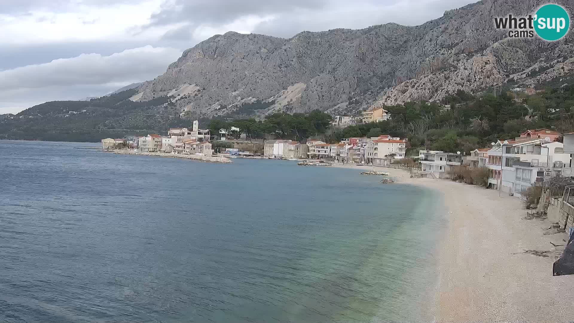 Webcam Drašnice (Podgora)  – Strand