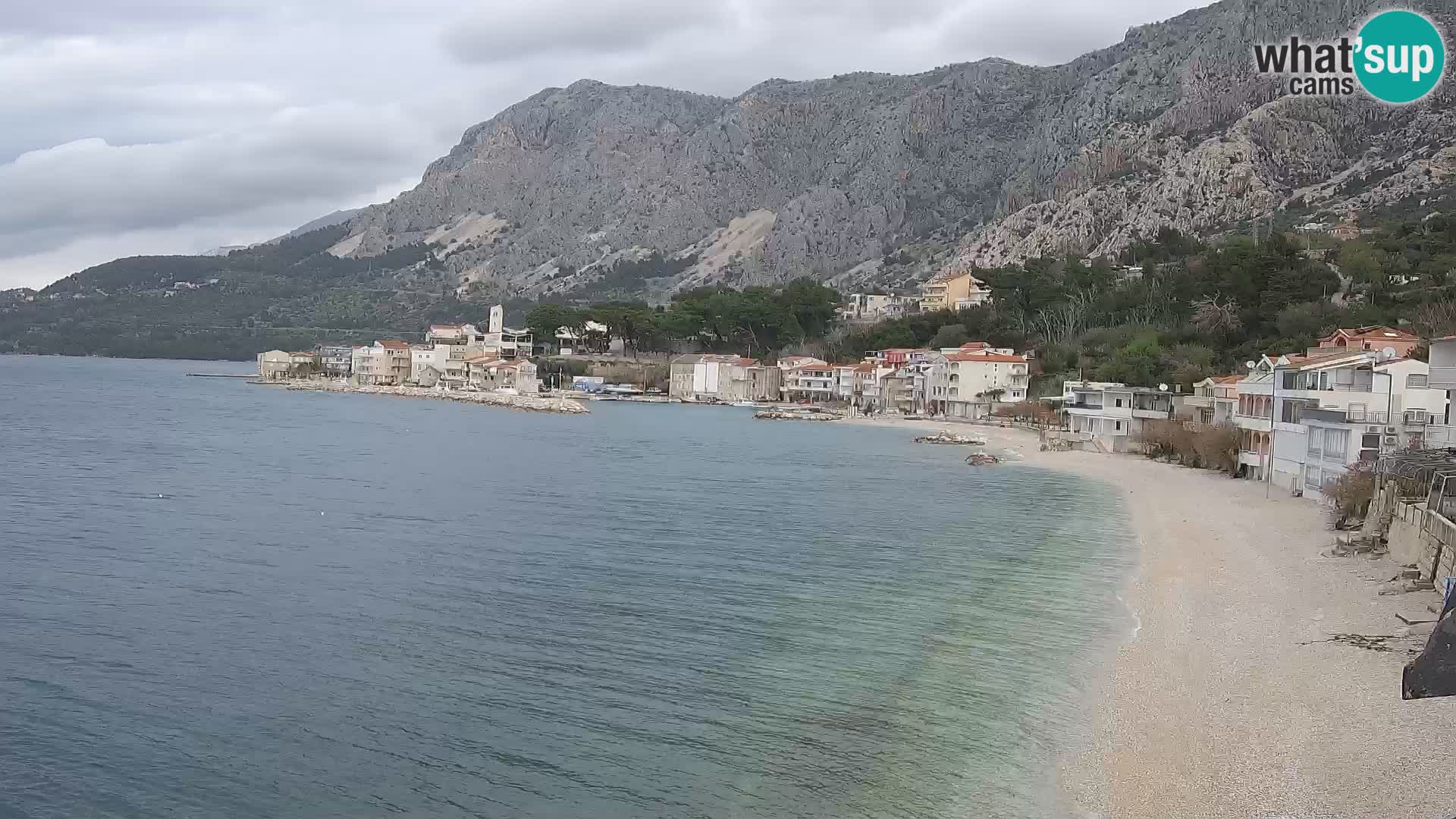 Webcam Drašnice (Podgora)  – Playa