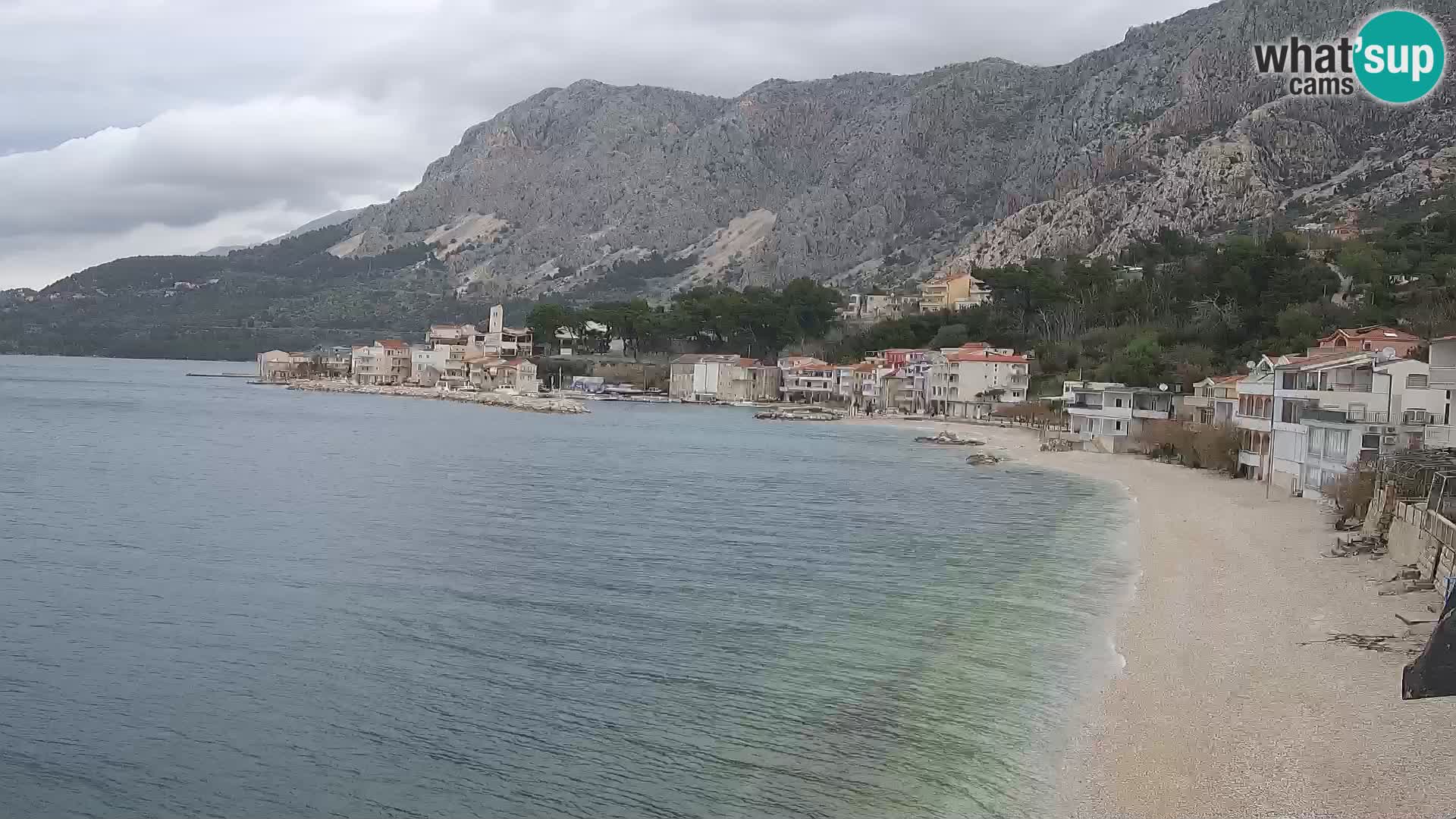 Webcam Drašnice (Podgora)  – Playa