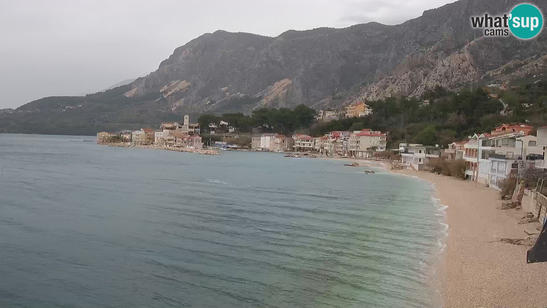 Webcam Drašnice (Podgora)  – Strand