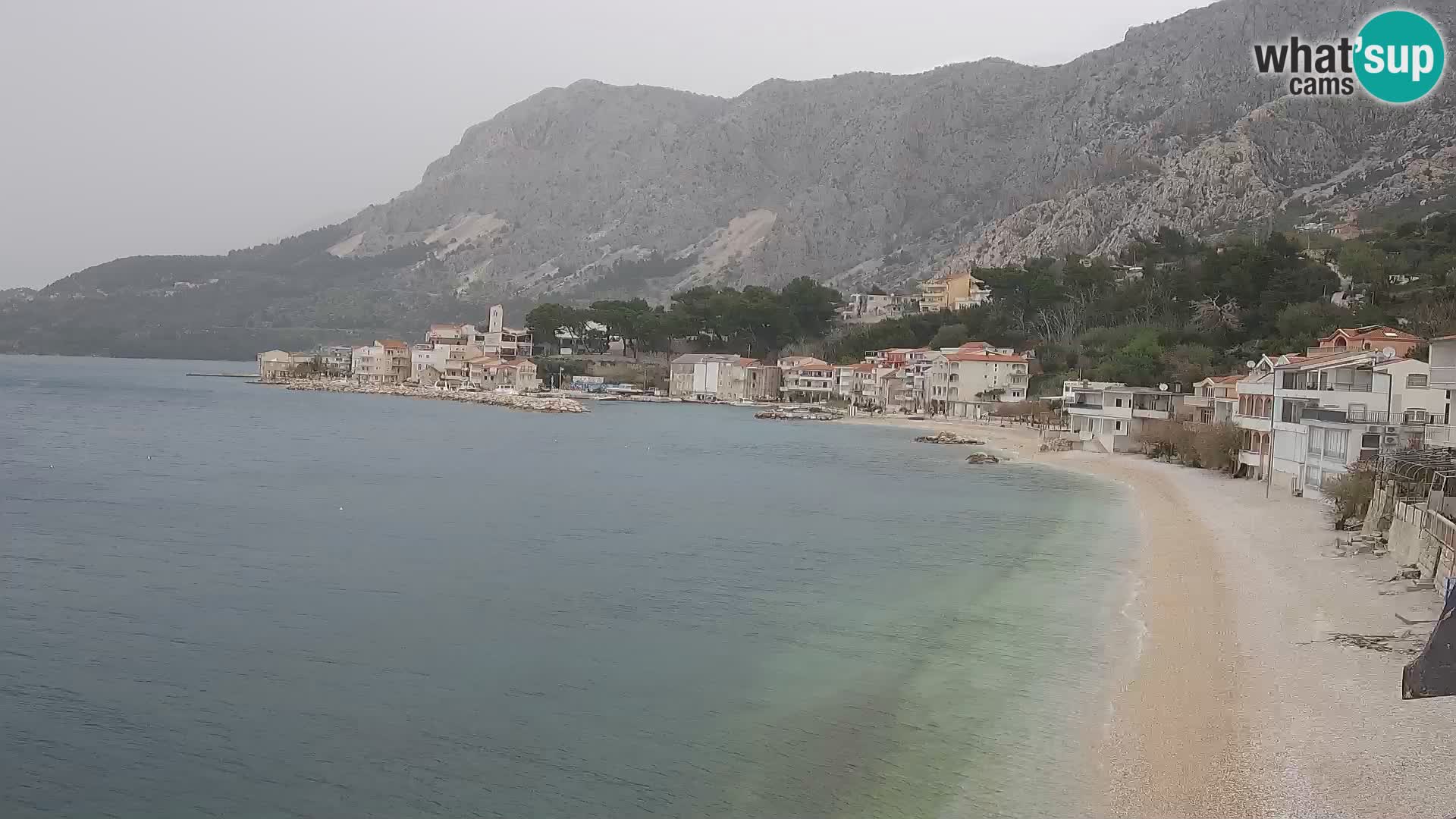 Webcam Drašnice (Podgora)  – Beach – Ober apartments