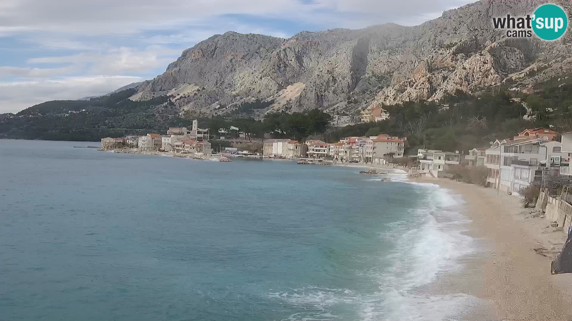 Webcam Drašnice (Podgora)  – Beach – Ober apartments