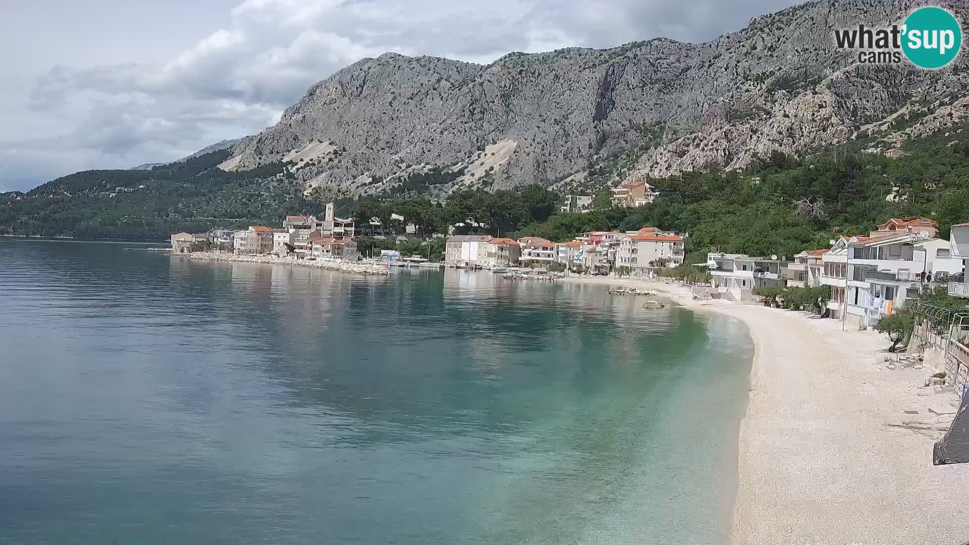 Webcam Drašnice (Podgora)  – Strand