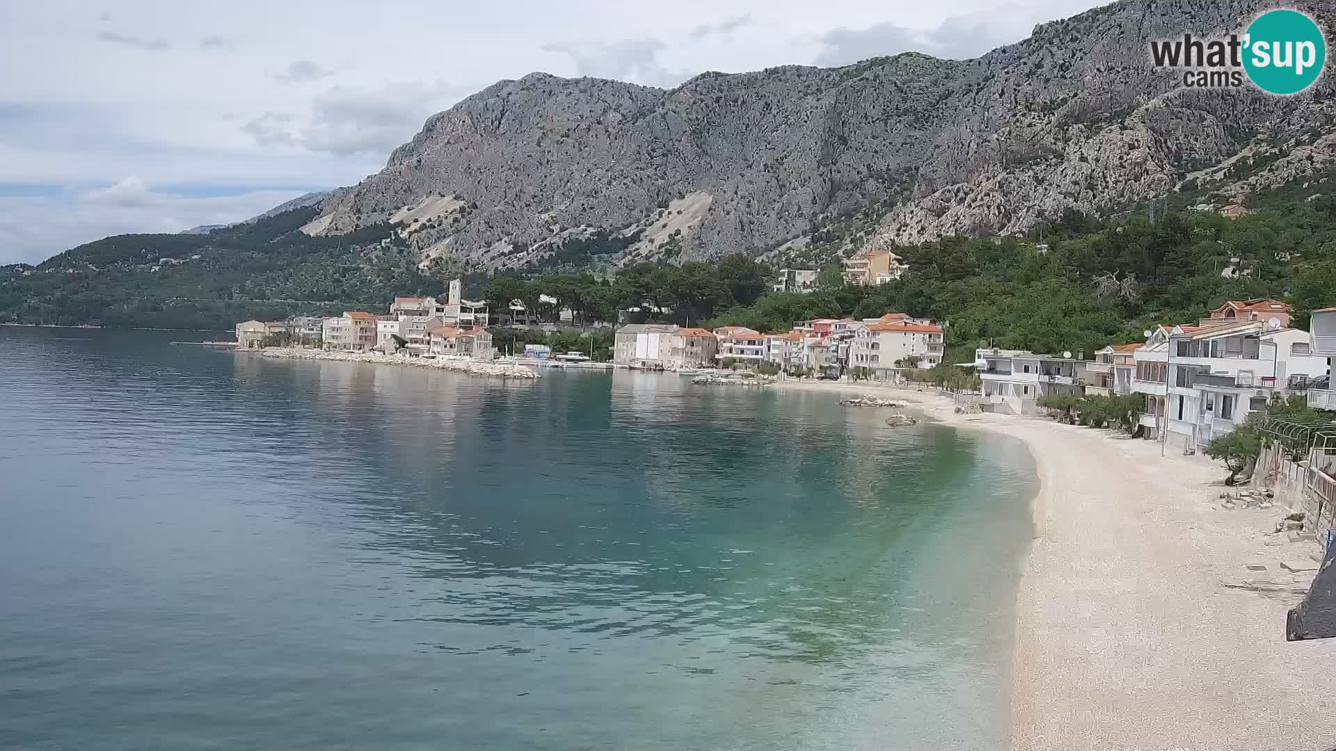 Webcam Drašnice (Podgora)  – Beach – Ober apartments